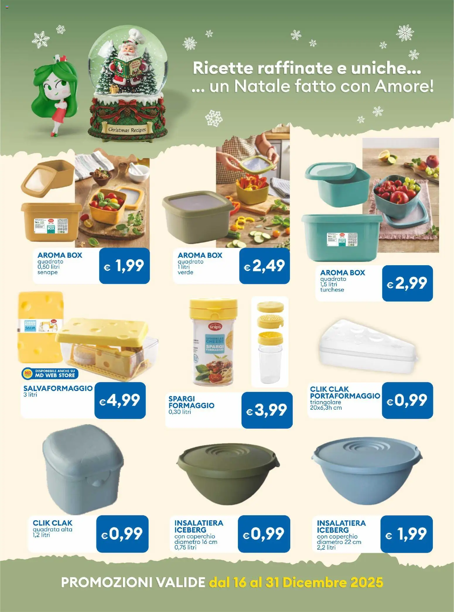 Volantino MD Discount del 16.12.2025 | Pagina: 24 | Prodotti: Formaggio, Senape