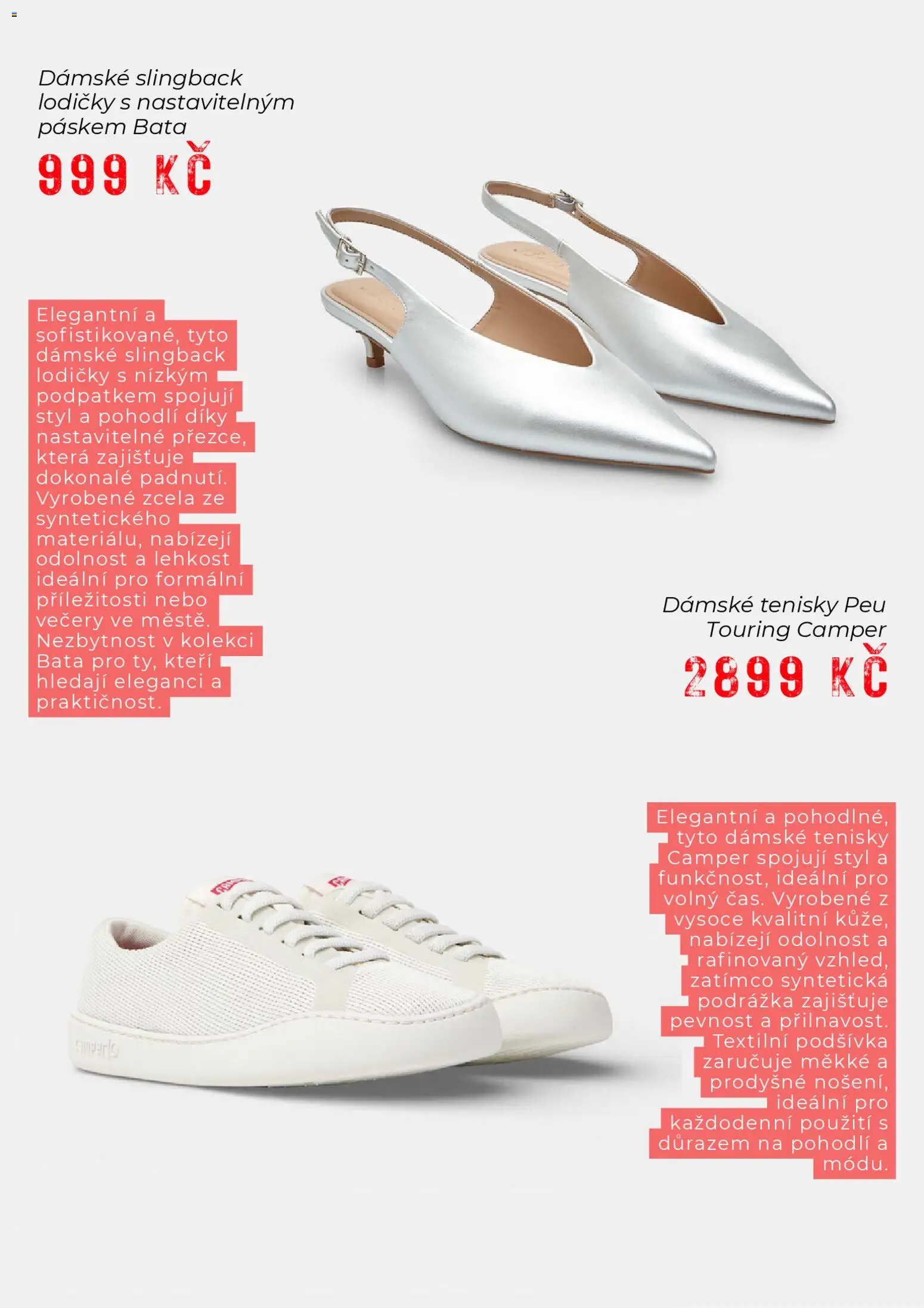 Baťa leták od 01.04.2026 | Strana: 3 | Produkty: Tenisky, Lodičky