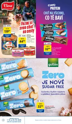 Náhled letáku MeiNing Vepřové maso ve vlastní šťávě, Vepřové maso ve vlastní šťávě od 01.10.2025 | Strana: 12 | Produkty: Proteinová tyčinka, Vepřové maso ve vlastní šťávě, Maso, Protein