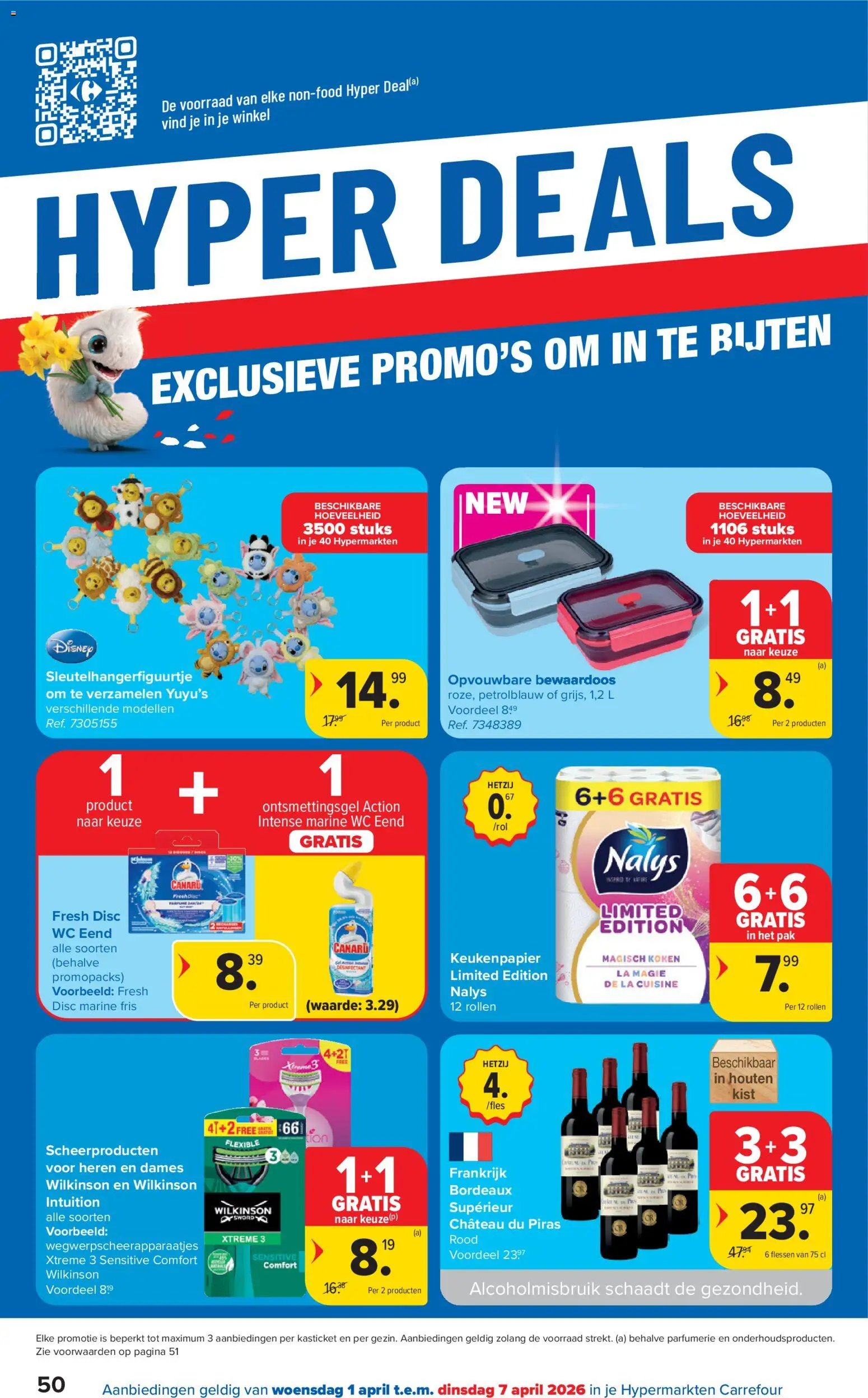 {H1} | Pagina: 50 | Producten: Wc, La, Keukenpapier