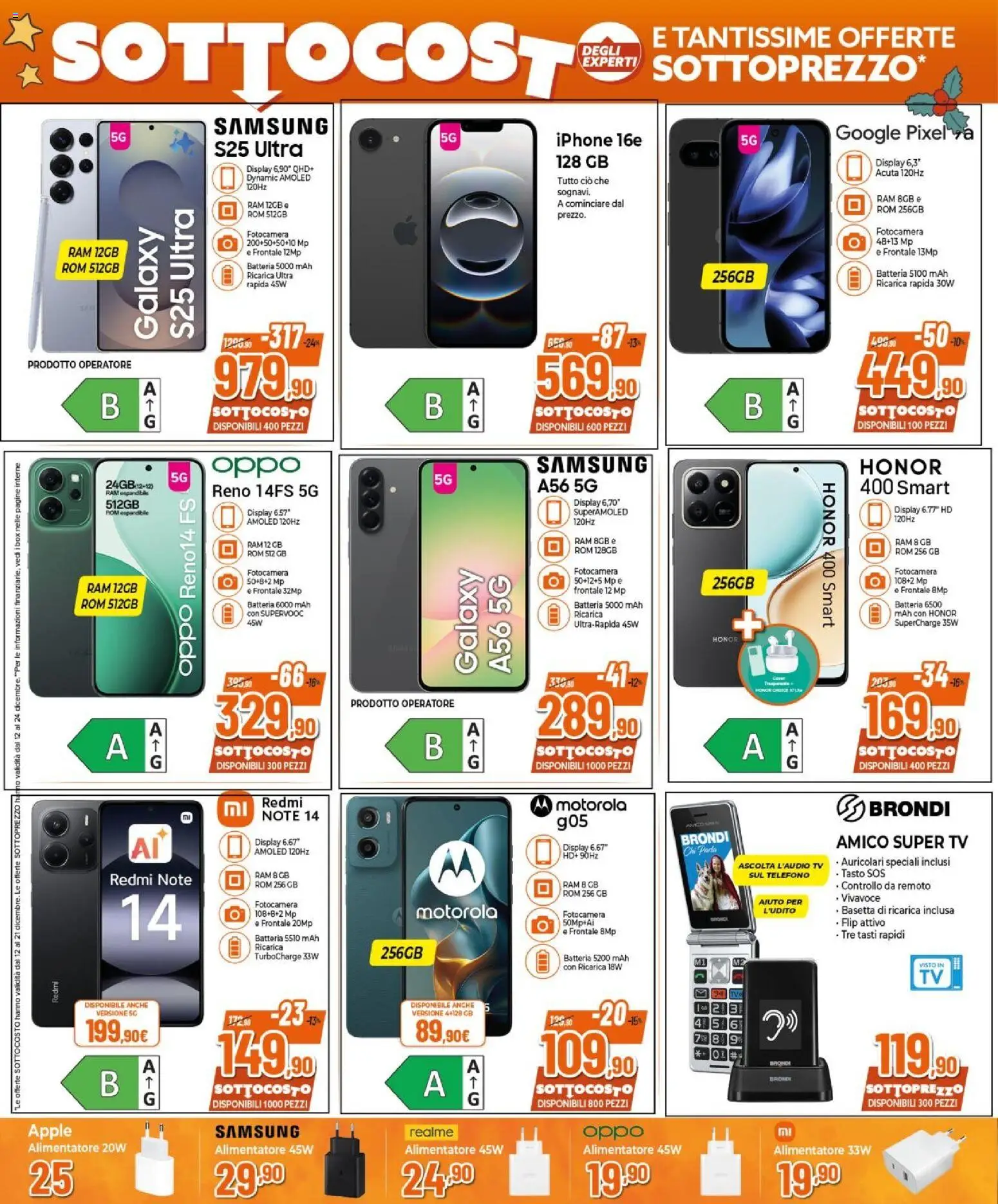 Volantino Expert del 12.12.2025 | Pagina: 2 | Prodotti: Telefono, Fotocamera, Batteria, Samsung