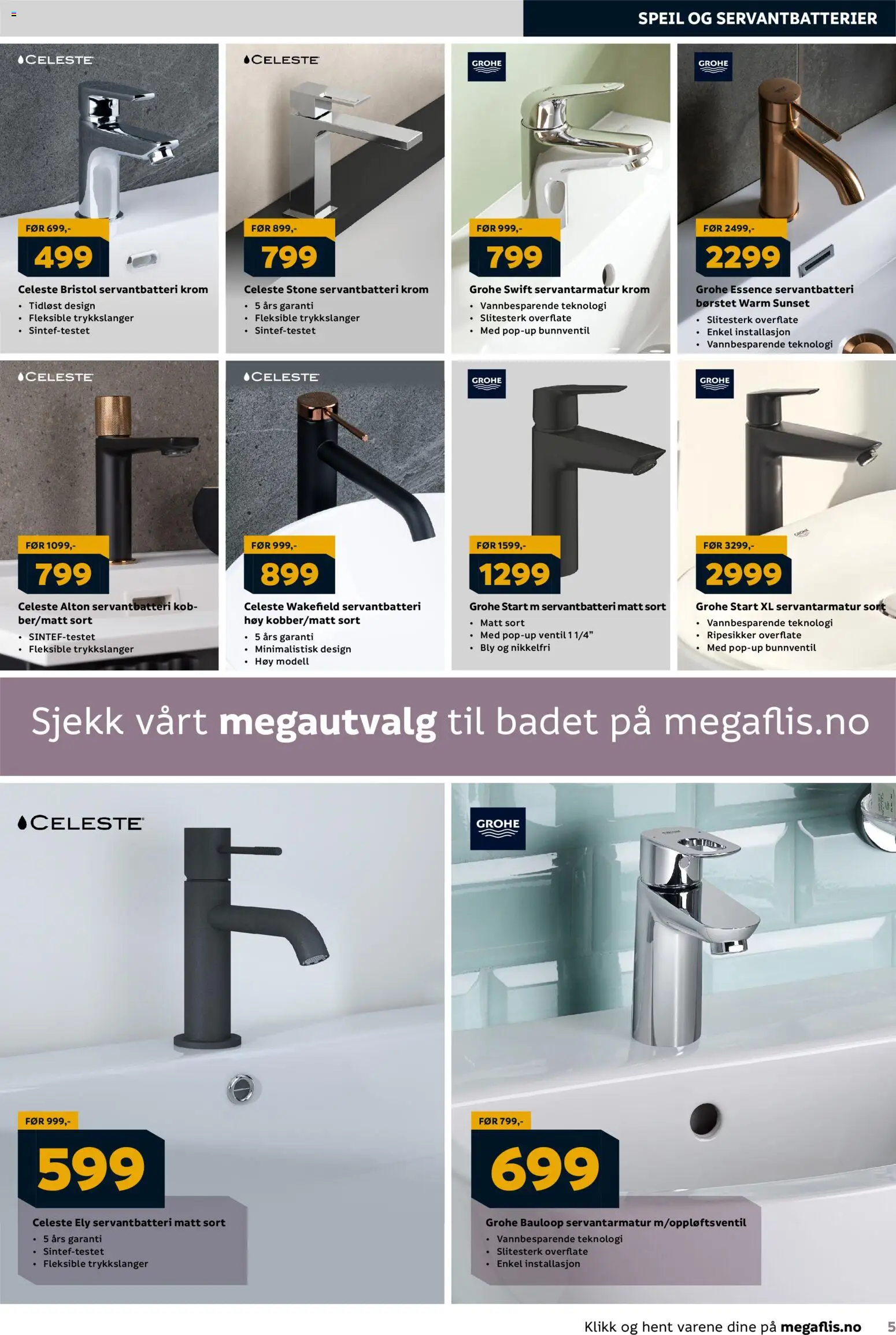 {H1} | Side: 5 | Produkter: Speil