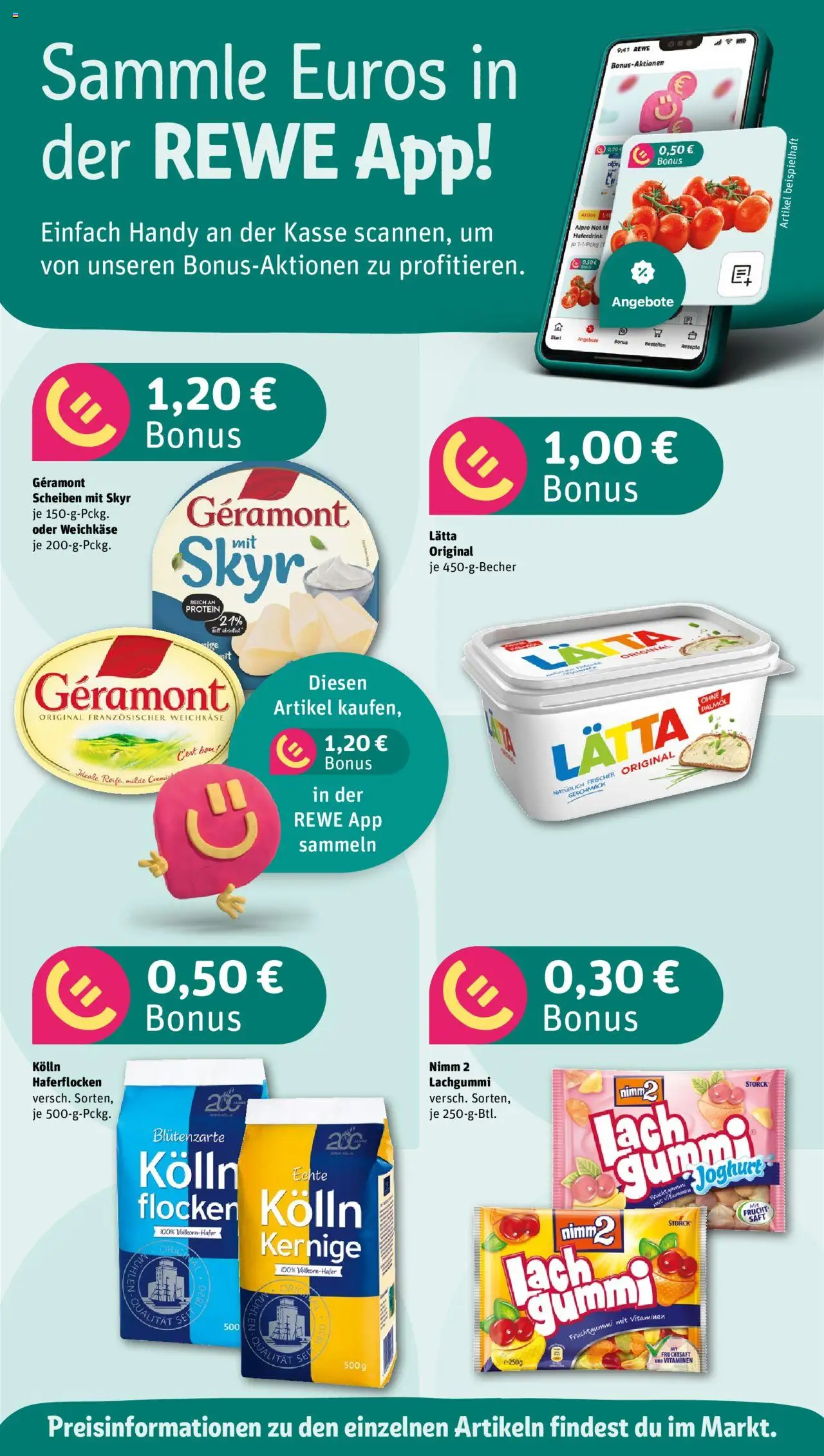 Rewe Prospekt 	 – gültig ab 20.10.2025 | Seite: 4 | Produkte: Joghurt, Haferdrink, Lätta, Flocken
