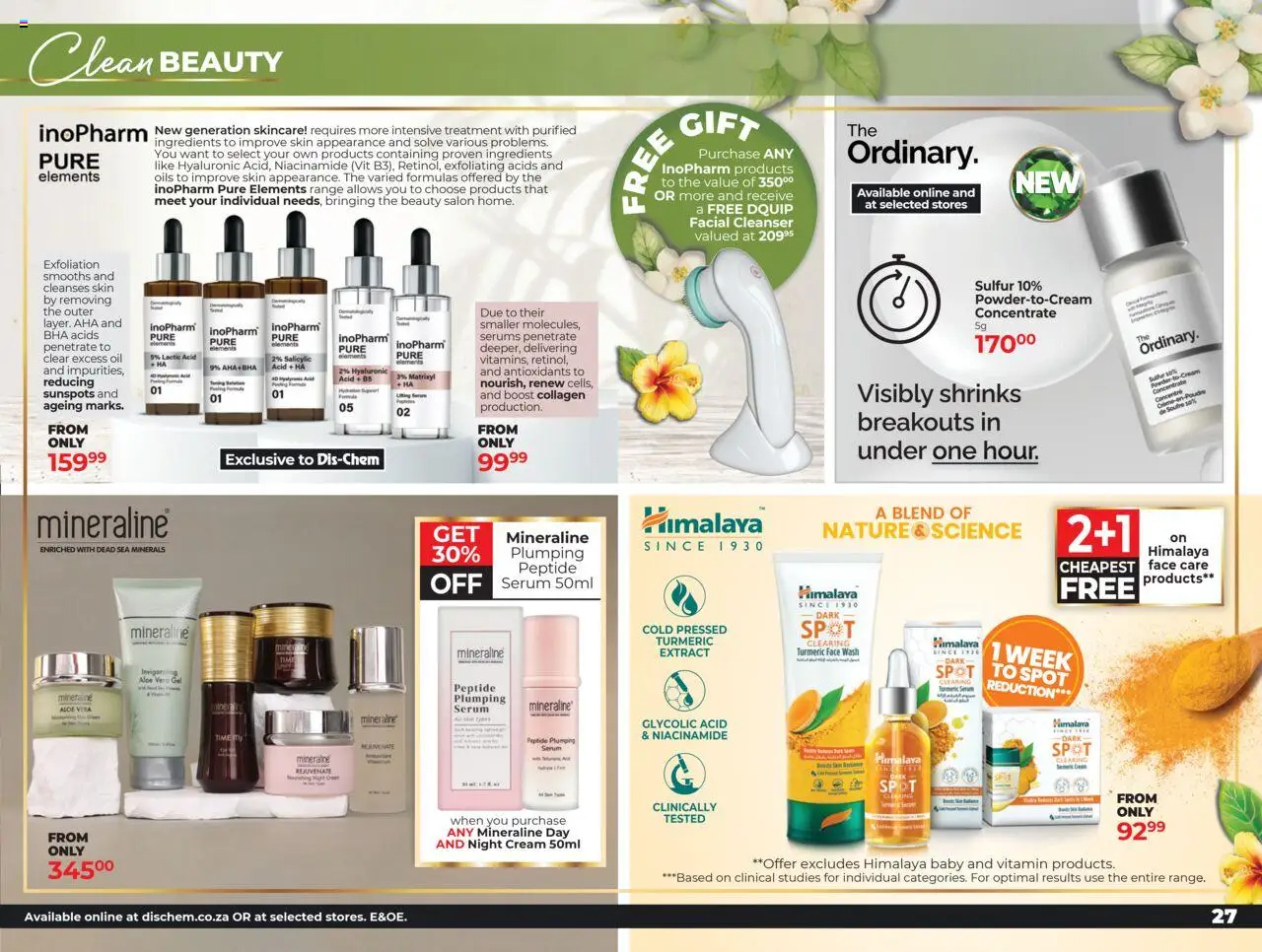 Dis-Chem - Beauty Fair │ valid from 21.08.2025 | Page: 28 | Products: Serum, Oil, Cream, Night cream