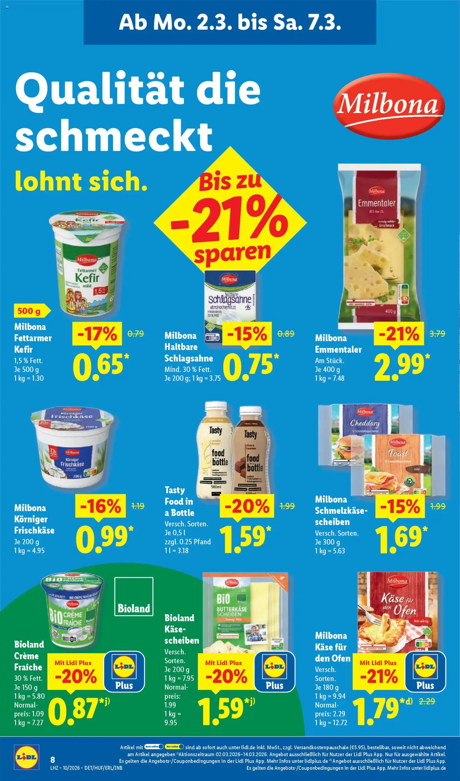 Lidl Prospekt Nagold – gültig ab 02.03.2026 | Seite: 26 | Produkte: Ofen, Schlagsahne, Creme, Frischkase