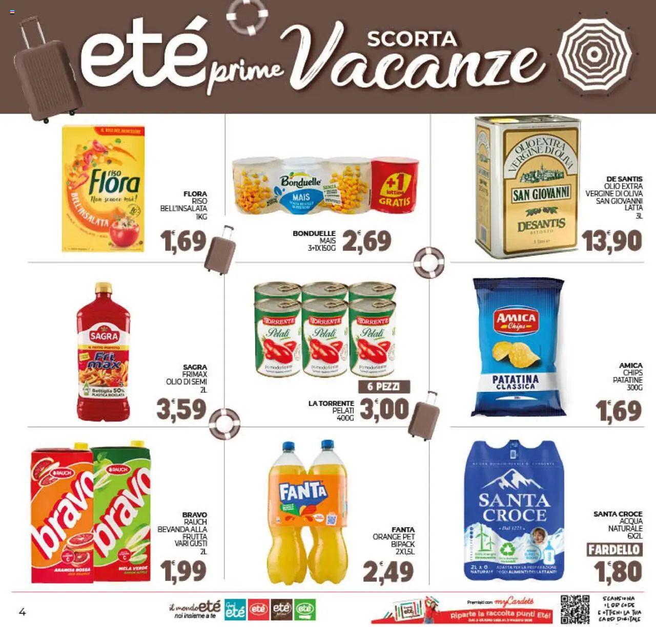 Volantino Eté del 25.07.2025 | Pagina: 4 | Prodotti: Riso, Patatine, Acqua, Bottiglia