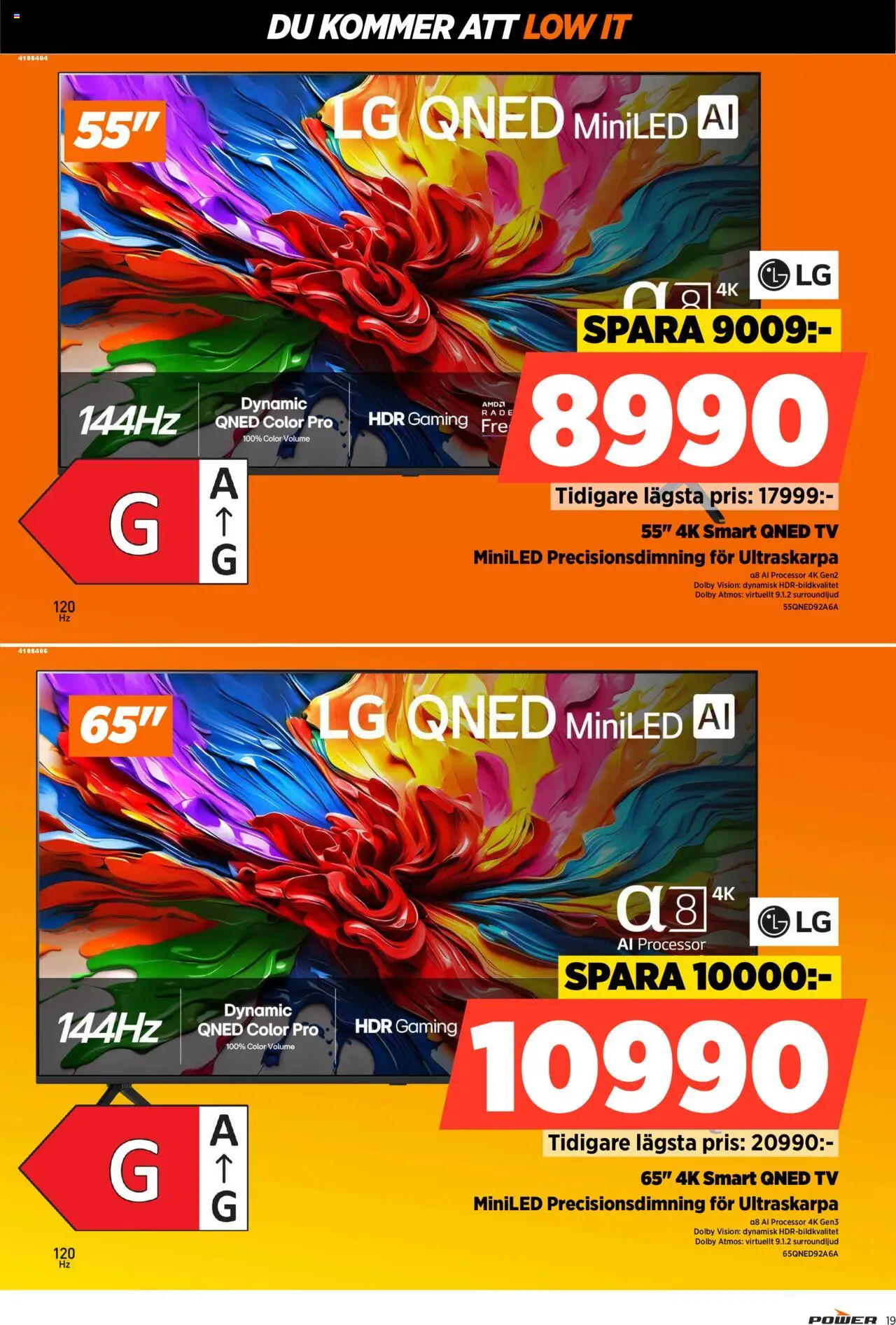 Power reklamblad aktuell från 16.10.2025 | Sida: 19 | Produkter: Tv