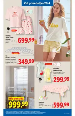Lidl katalog - pregled Lidl kataloga - važi od 16.04.2026 | Strana: 85 | Proizvode: W5, Stolnjak, Zavesa, Pidžama