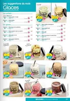 Maximo - Prévisualisation de Maximo catalogue valide à partir de 27.03.2026 | Page: 59 | Produits: Glaces, Pêche, Café, Mascarpone