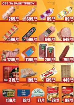 Sunce katalog - pregled Sunce kataloga - važi od 02.04.2026 | Strana: 2 | Proizvode: Pileća prsa, Sto, Šunka, Sardina