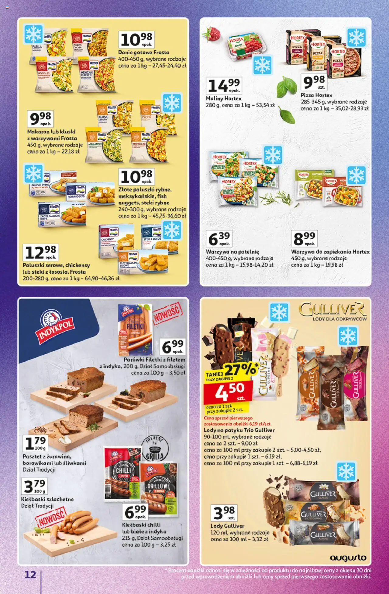Auchan Gazetka - Znane Marki Duży Wybór Hipermarket od 12.06.2025 | Strona: 12 | Produkty: Penne, Patelnie, Paluszki, Warzywa
