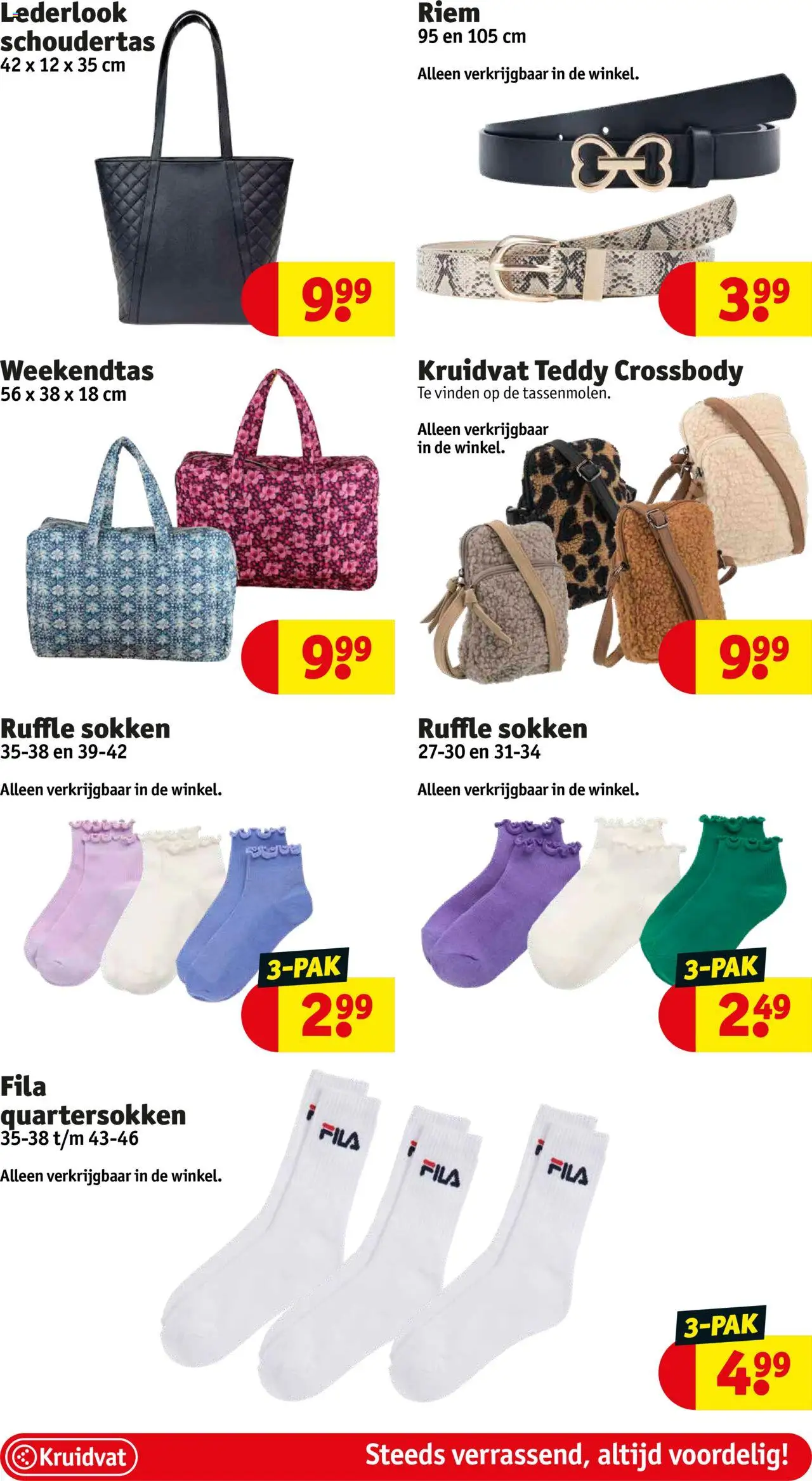  | Pagina: 61 | Producten: Riem, Sokken