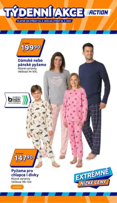 Náhled letáku Action leták od 24.09.2025