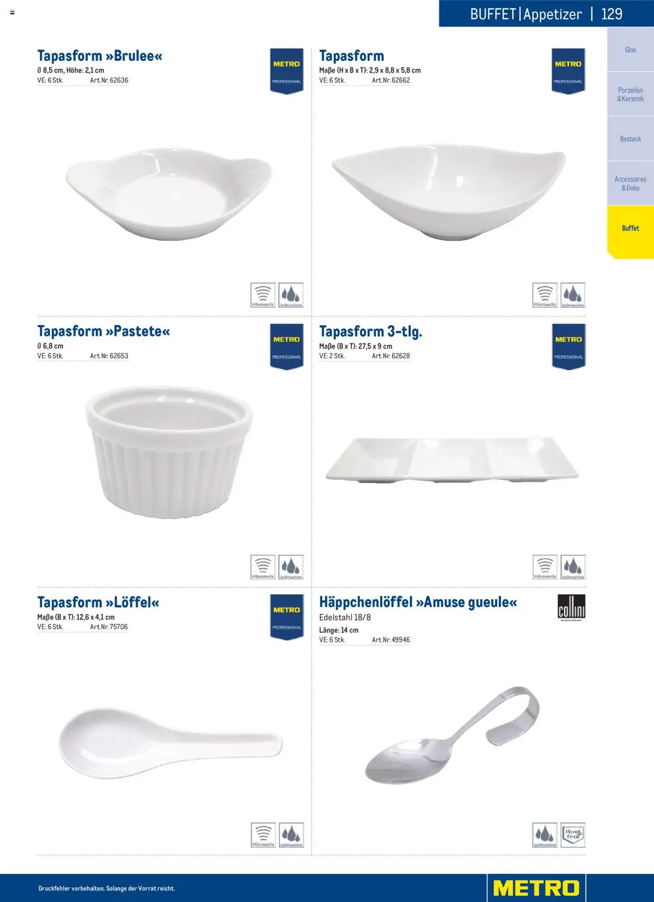 Metro angebote Angebote Gastro Non Food 2025 gültig ab 02.12.2024 | Seite: 129 | Produkte: Mikrowelle