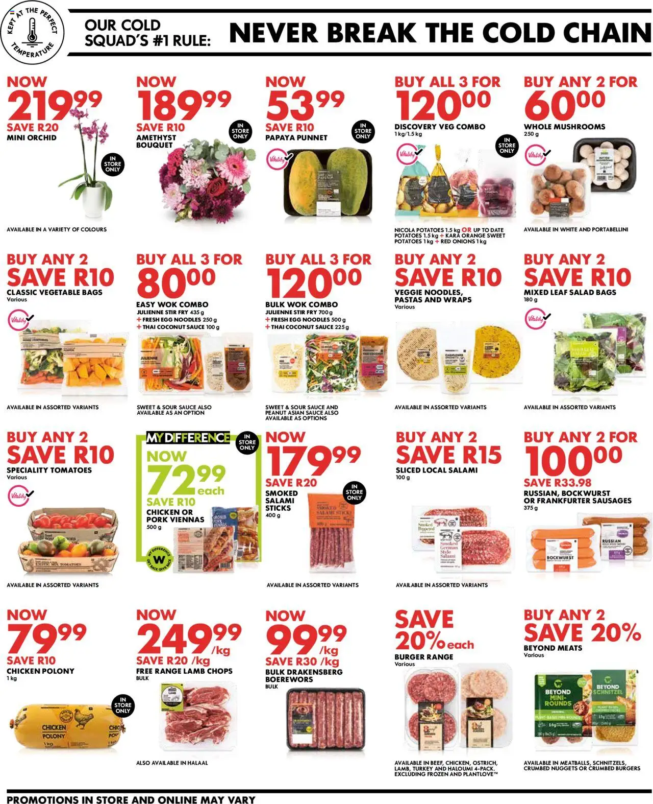 New Woolworths catalogue – valid from 20.10.2025 | Page: 2 | Products: Chicken, Tomatoes, Onions, Sauce