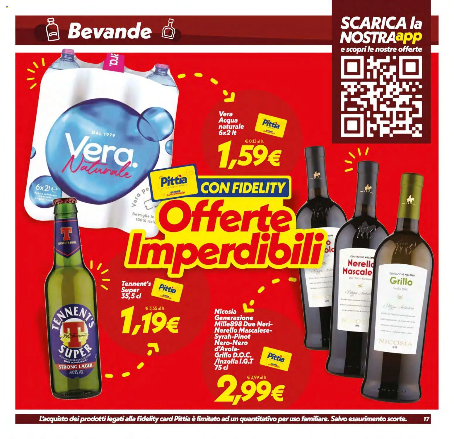 Volantino SuperConveniente del 13.01.2026 | Pagina: 17 | Prodotti: Tennent's, Acqua, Acqua naturale