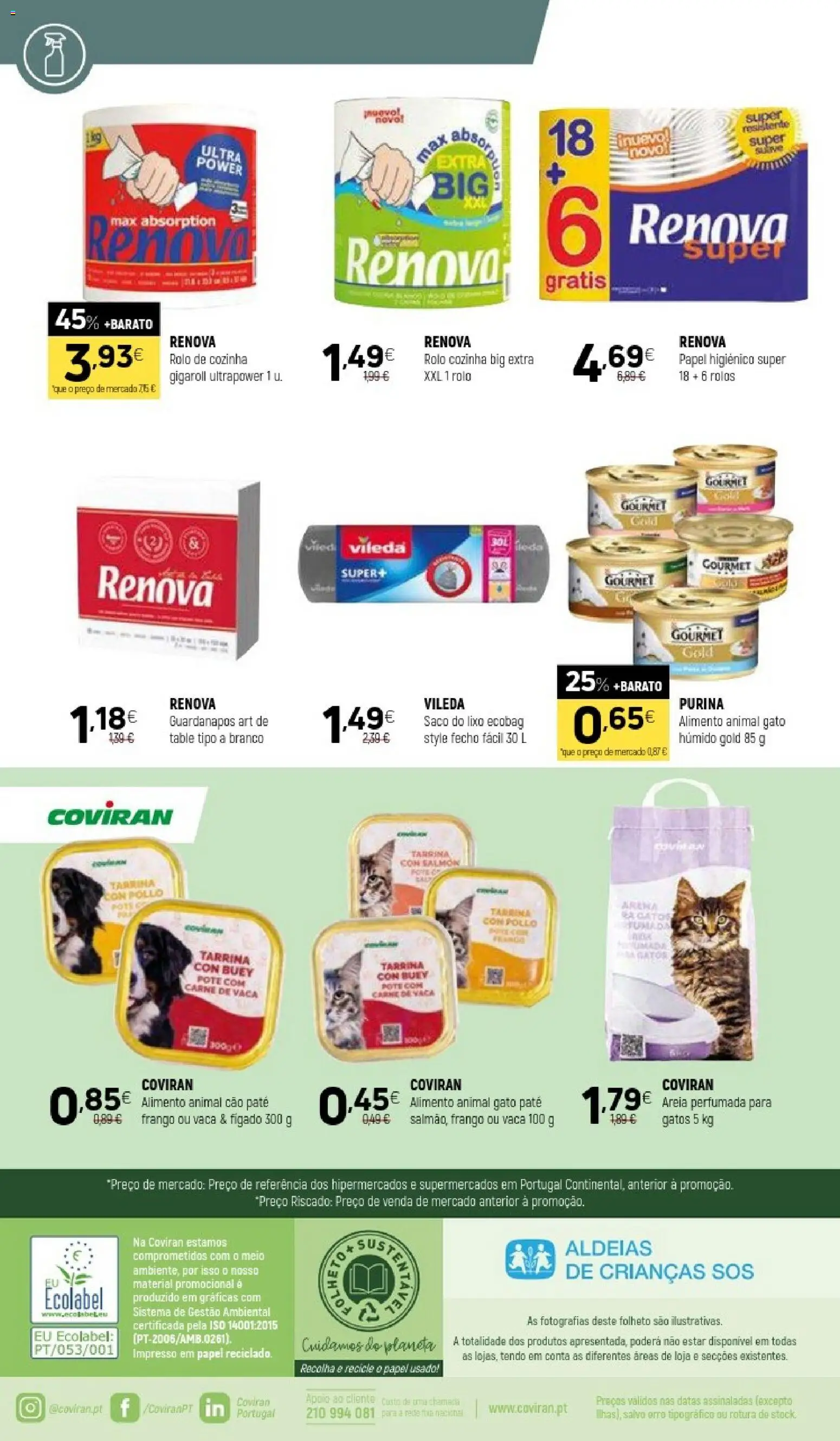Coviran - folheto │ válido de 27.01.2026 | Página: 16 | Produtos: Papel higiénico, Areia, Frango, Guardanapos
