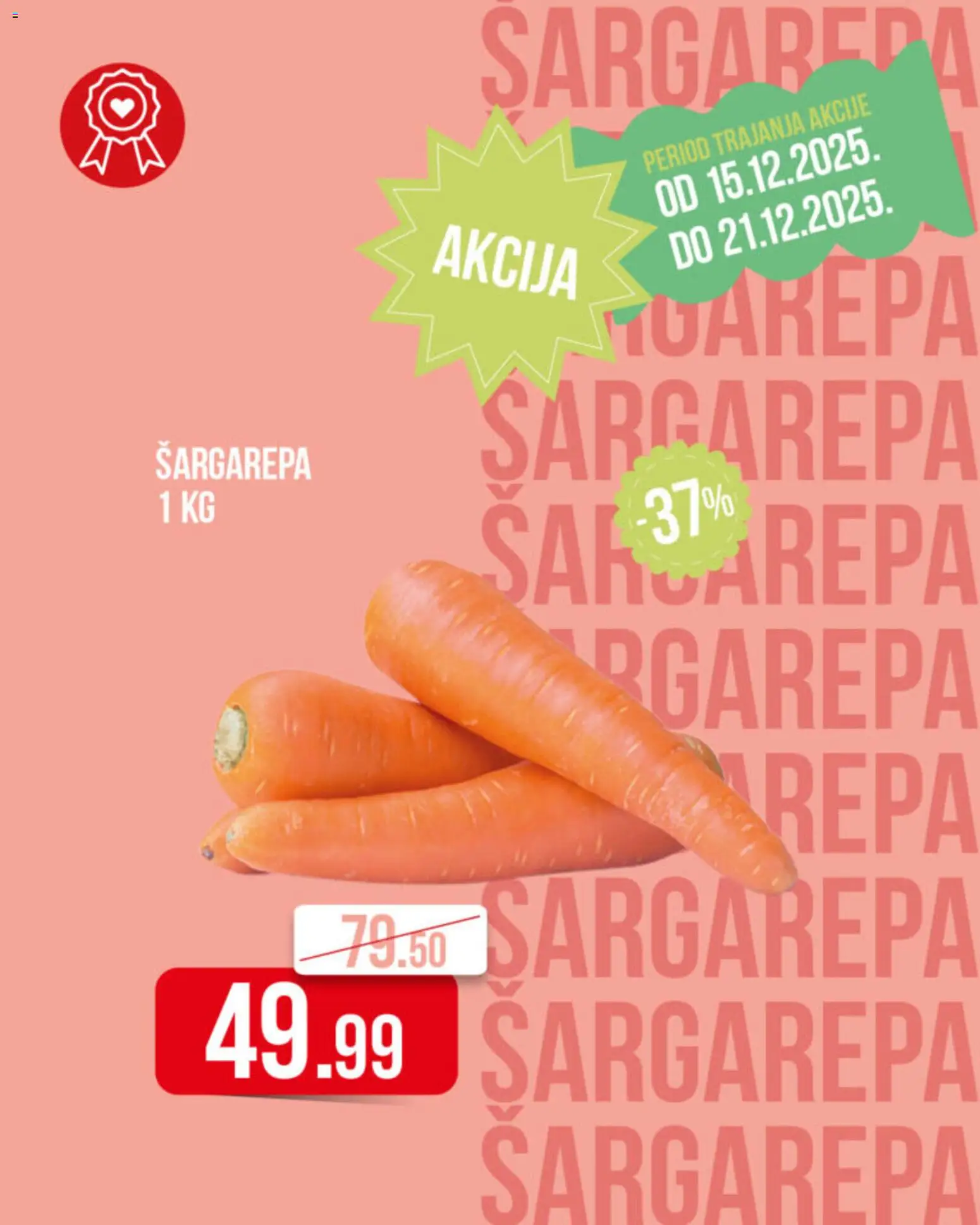 Metalac Proleter katalog - važi od 15.12.2025 | Strana: 3 | Proizvode: Šargarepa