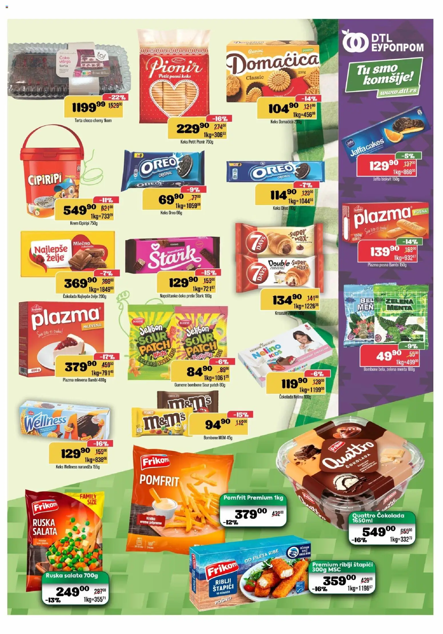 Europrom katalog - važi od 03.12.2025 | Strana: 7 | Proizvode: Keks, Plazma, Višnja, Čokolada