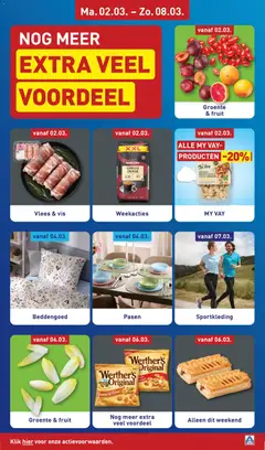 Aldi - Folder week 10 - Voorbeeld van een folder van Aldi, geldig van 02.03.2026 | Pagina: 3 | Producten: Kisperec, Vis, Fruit, Crème