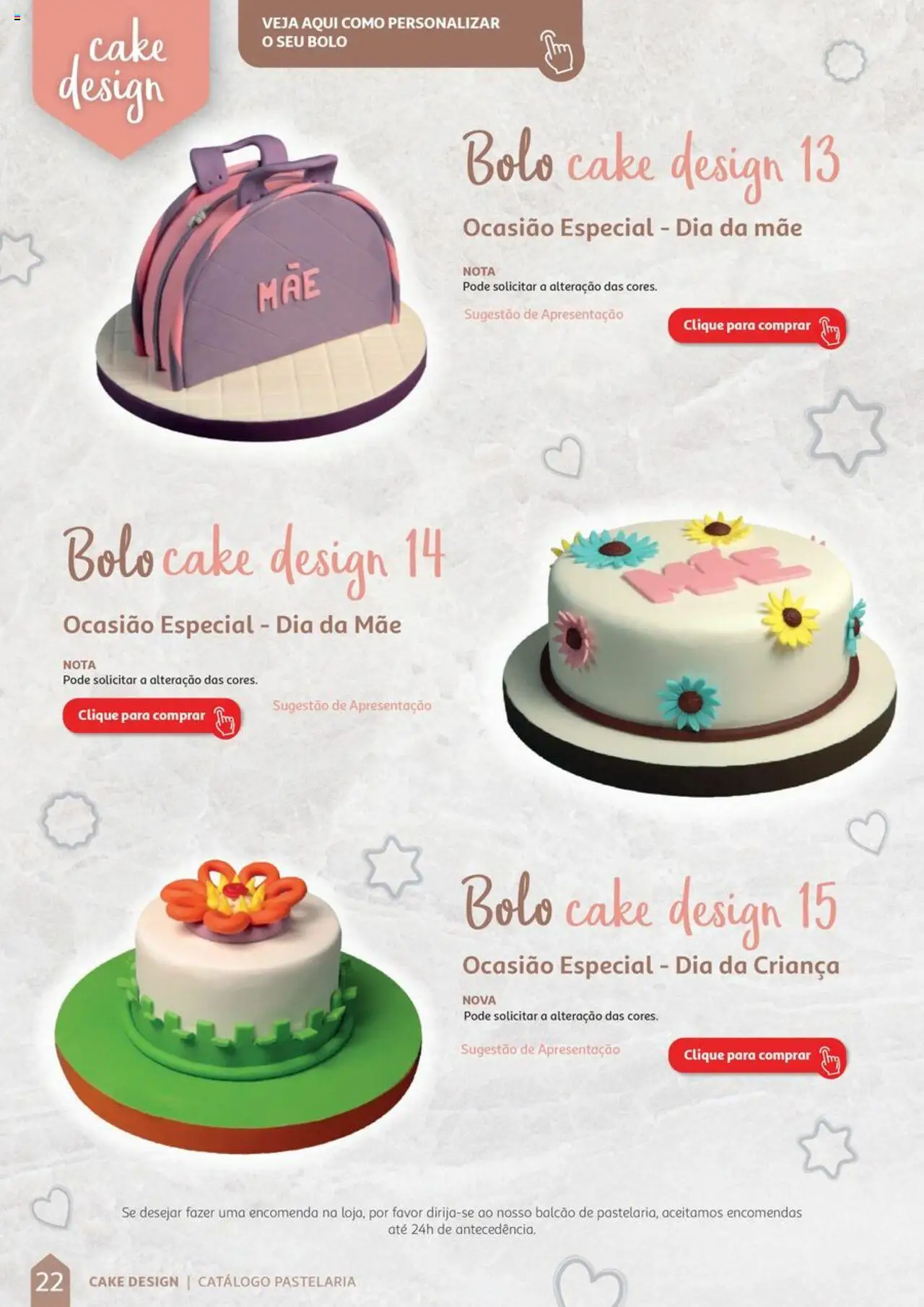 Auchan Catálogo de Pastelaria │ válido de 08.04.2024 | Página: 22 | Produtos: Bolo