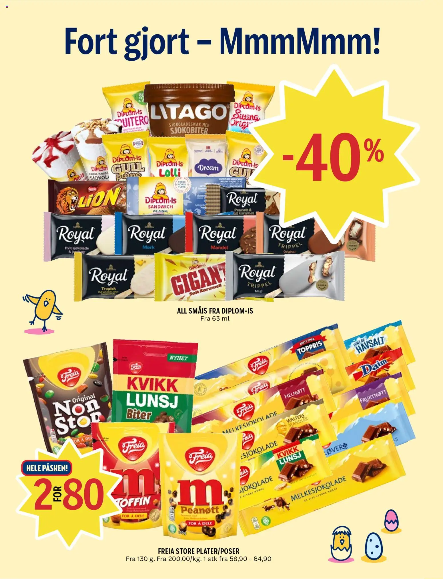 {H1} | Side: 10 | Produkter: Blomkål, Суміш дитяча, Saus, Kolasås