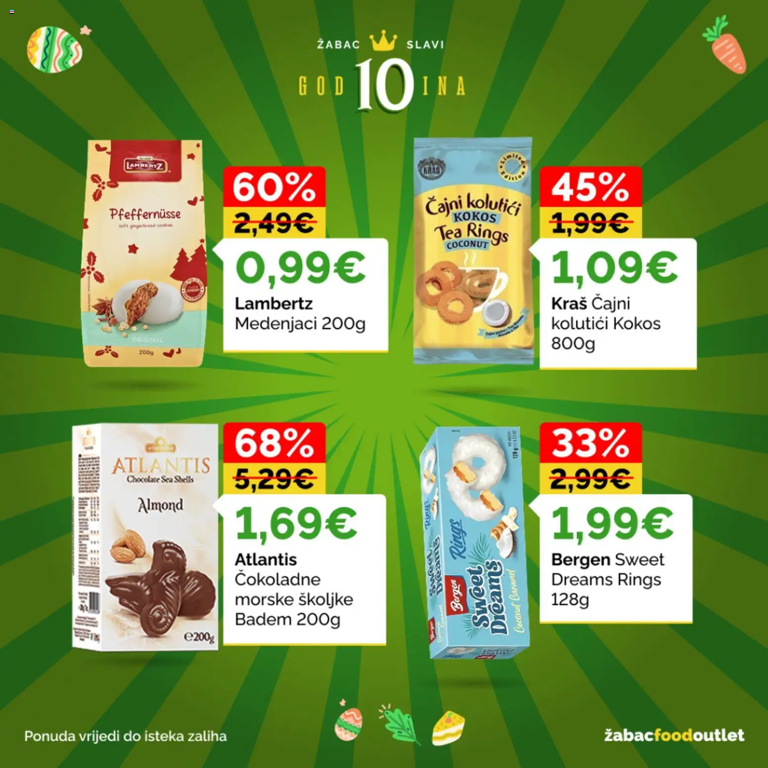 Žabac katalog | vrijedi od 30.03.2026 | Stranica: 25 | Proizvodi: Čajni kolutići, Badem