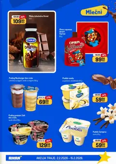 Aman katalog - pregled Aman kataloga - važi od 02.02.2026 | Strana: 19 | Proizvode: Protein, Puding, Mleko, Čokolada