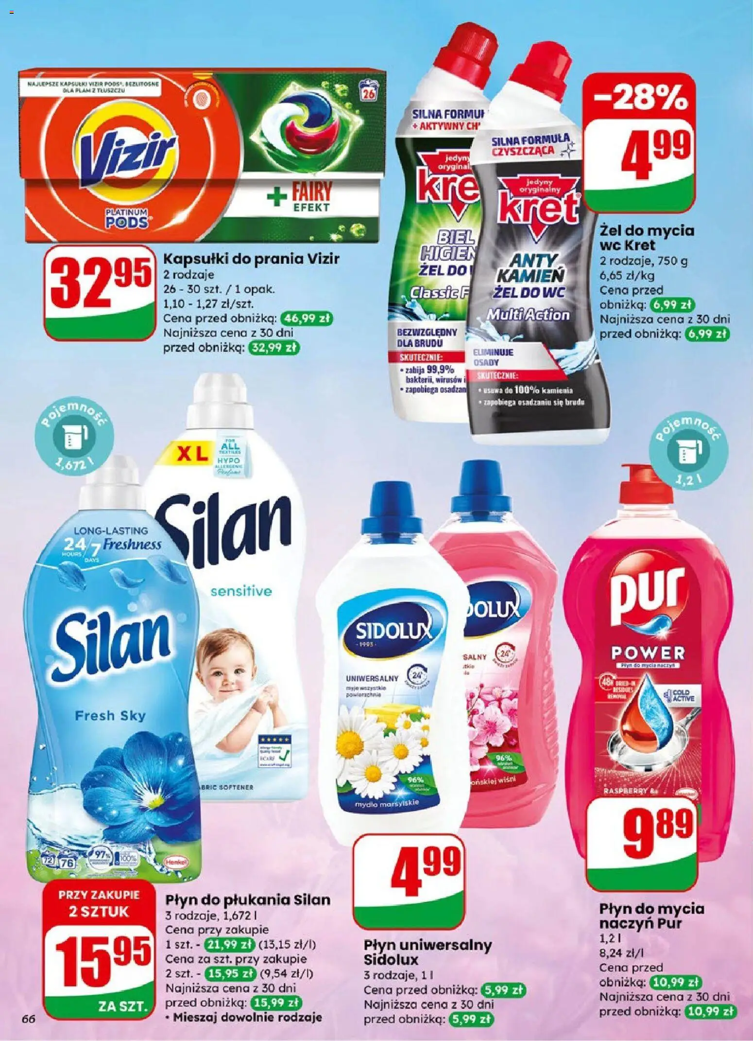 Dino Gazetka od 07.01.2026 | Strona: 66 | Produkty: Fairy, Mydło, Detergent, Płyn do mycia naczyń