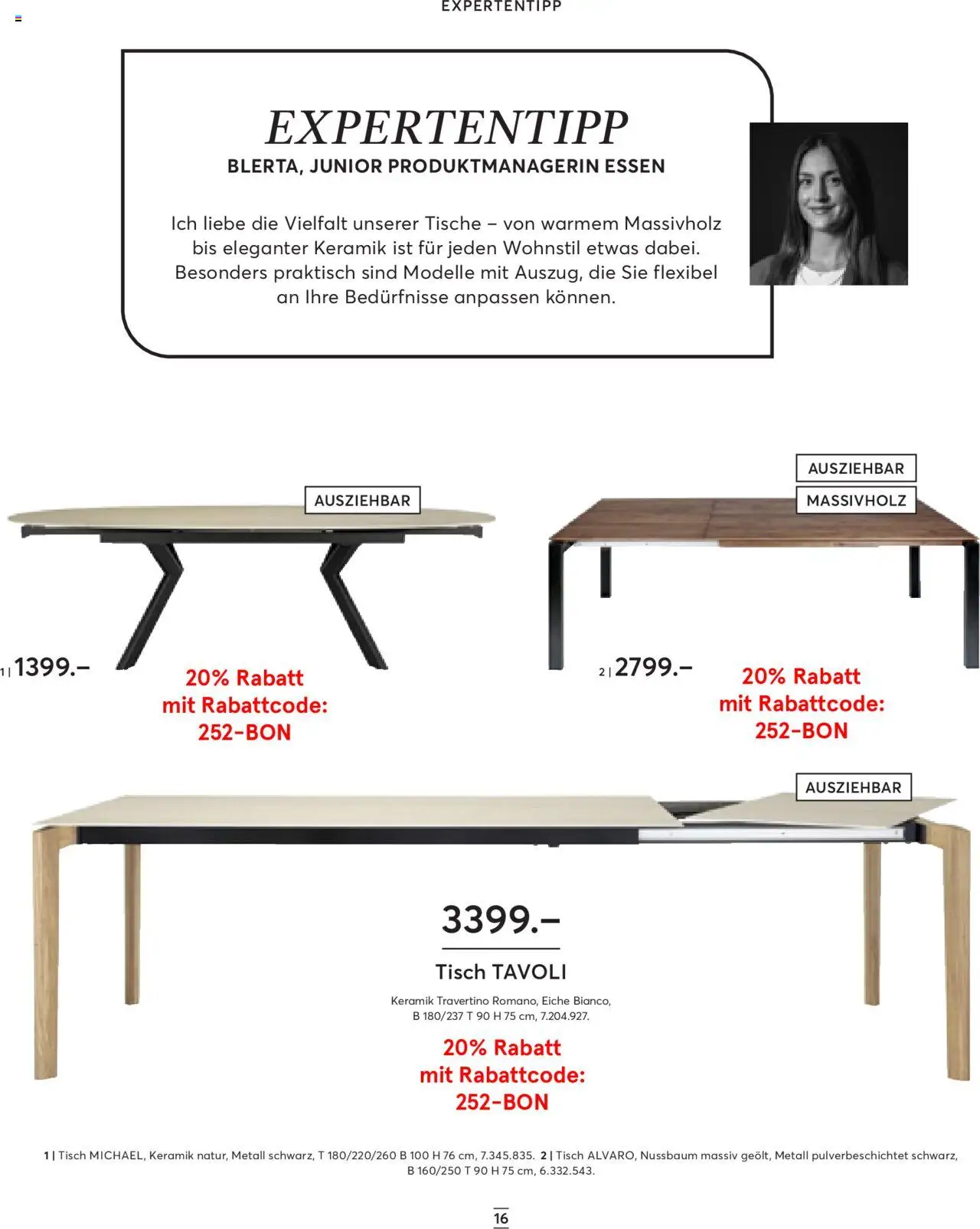 Livique Prospekt – gültig ab 24.09.2025 | Seite: 16 | Produkte: Tisch