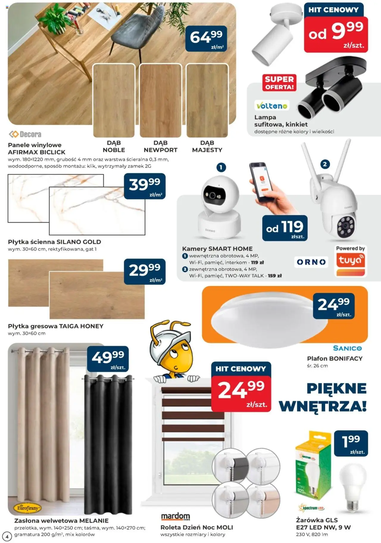 Mrówka Gazetka - Łęczyca, Tumska 3 od 23.08.2025 | Strona: 4 | Produkty: Lampa