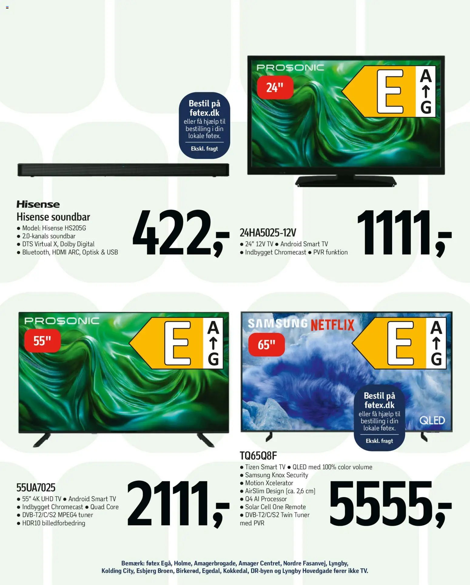 Føtex tilbudsavis – gyldig fra 07.04.2026 | Side: 51 | Produkter: Processor, Soundbar, USB, TV