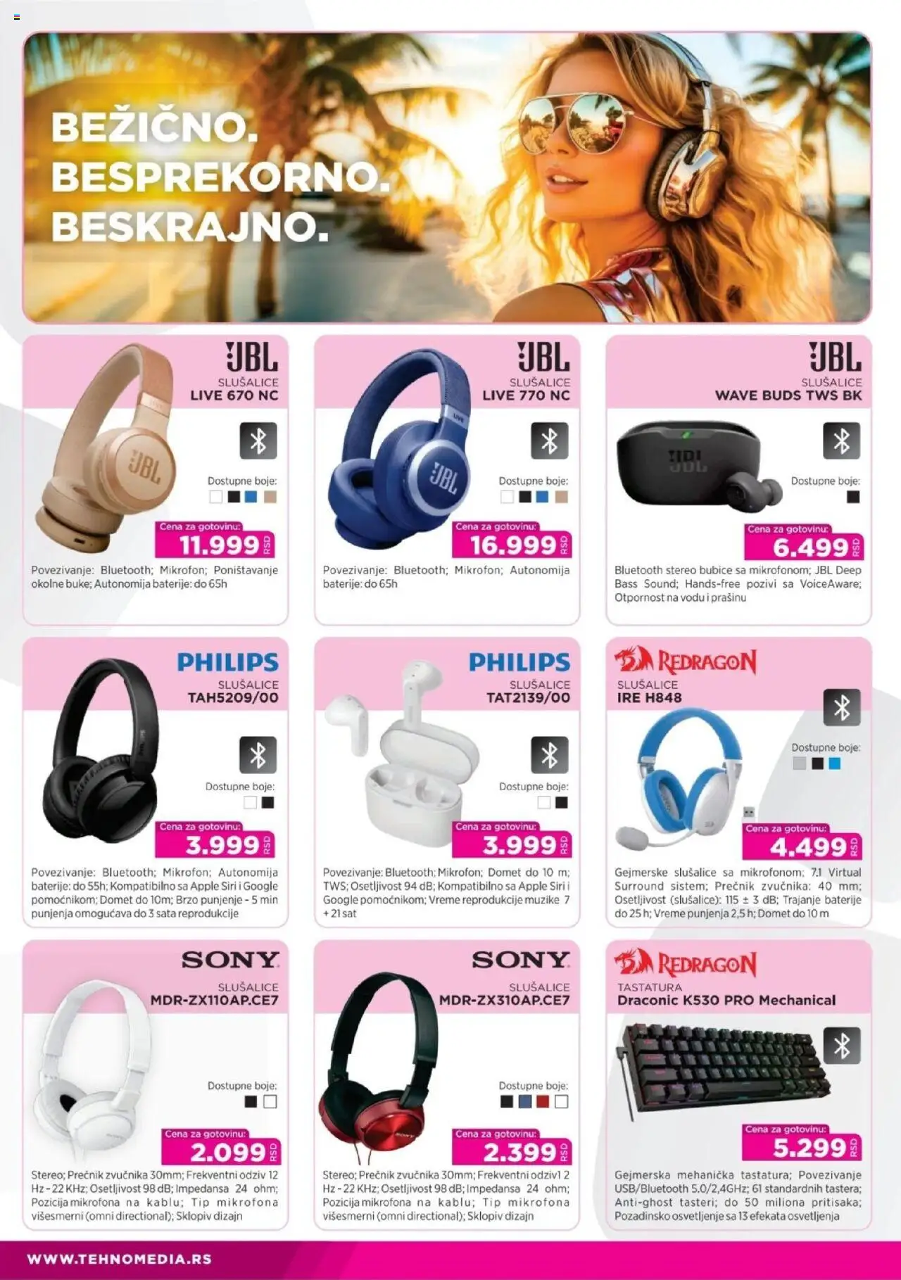 Tehnomedia katalog - važi od 11.08.2025 | Strana: 4 | Proizvode: Tastatura, Slušalice, Baterije