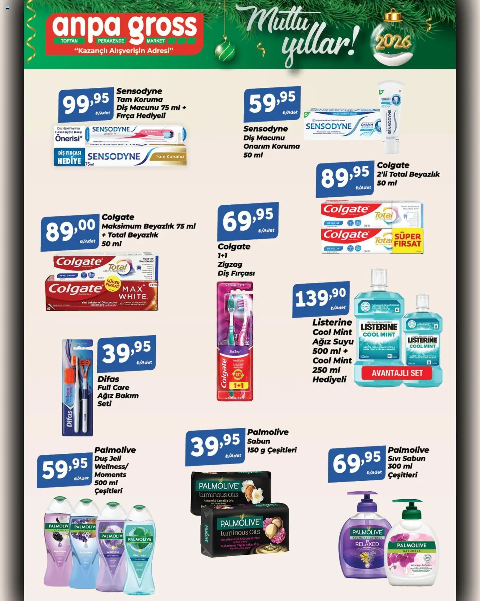 Anpa Gross Katalog - 20.12.2025 tarihinden itibaren geçerlidir | Sayfa: 20 | Ürünler: Fırça, Diş macunu, Diş fırçası, Saat