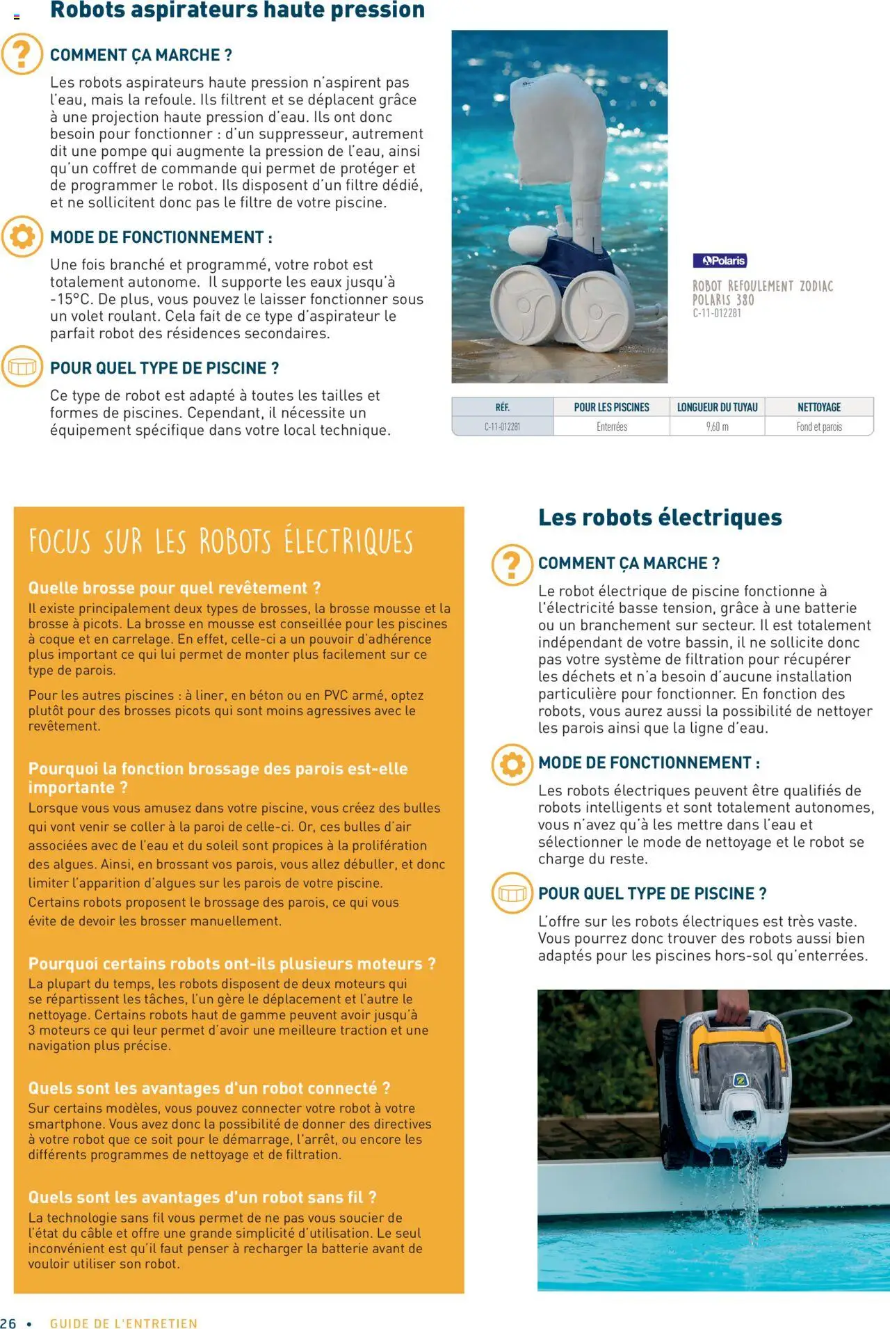  | Page: 26 | Produits: Robot, Mousse, Tuyau, Batterie