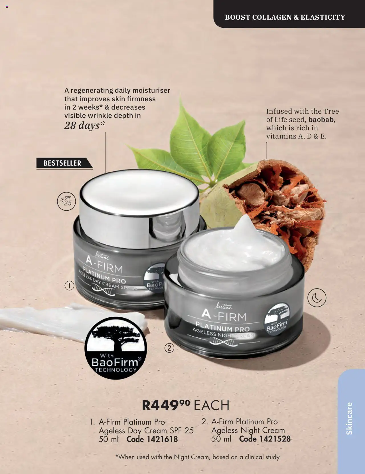 New Justine catalogue – valid from 01.10.2025 | Page: 19 | Products: Vitamins, Cream, Night cream, Day cream