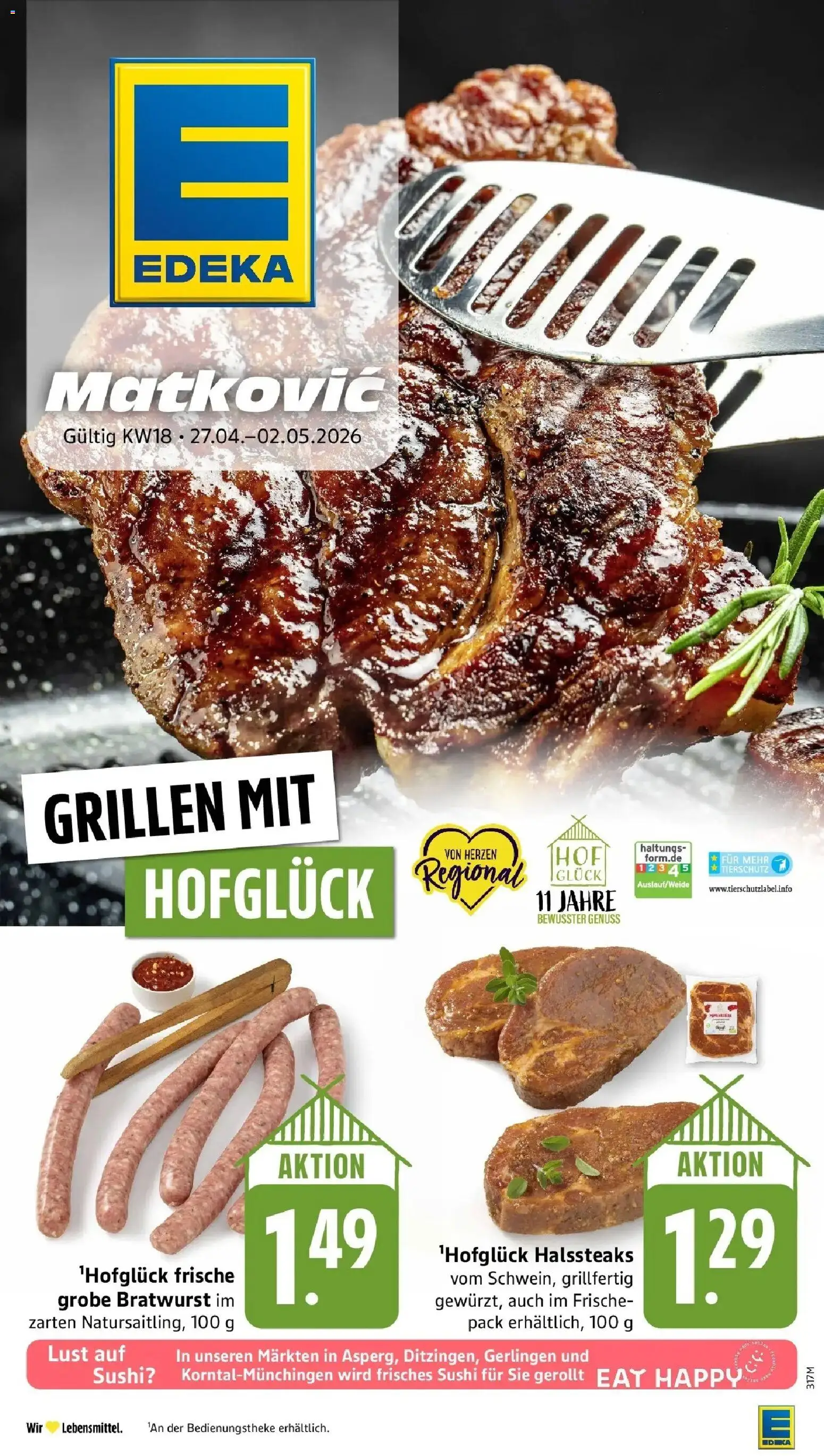 Angebote – gültig ab 27.04.2026 | Seite: 6 | Produkte: Bratwurst