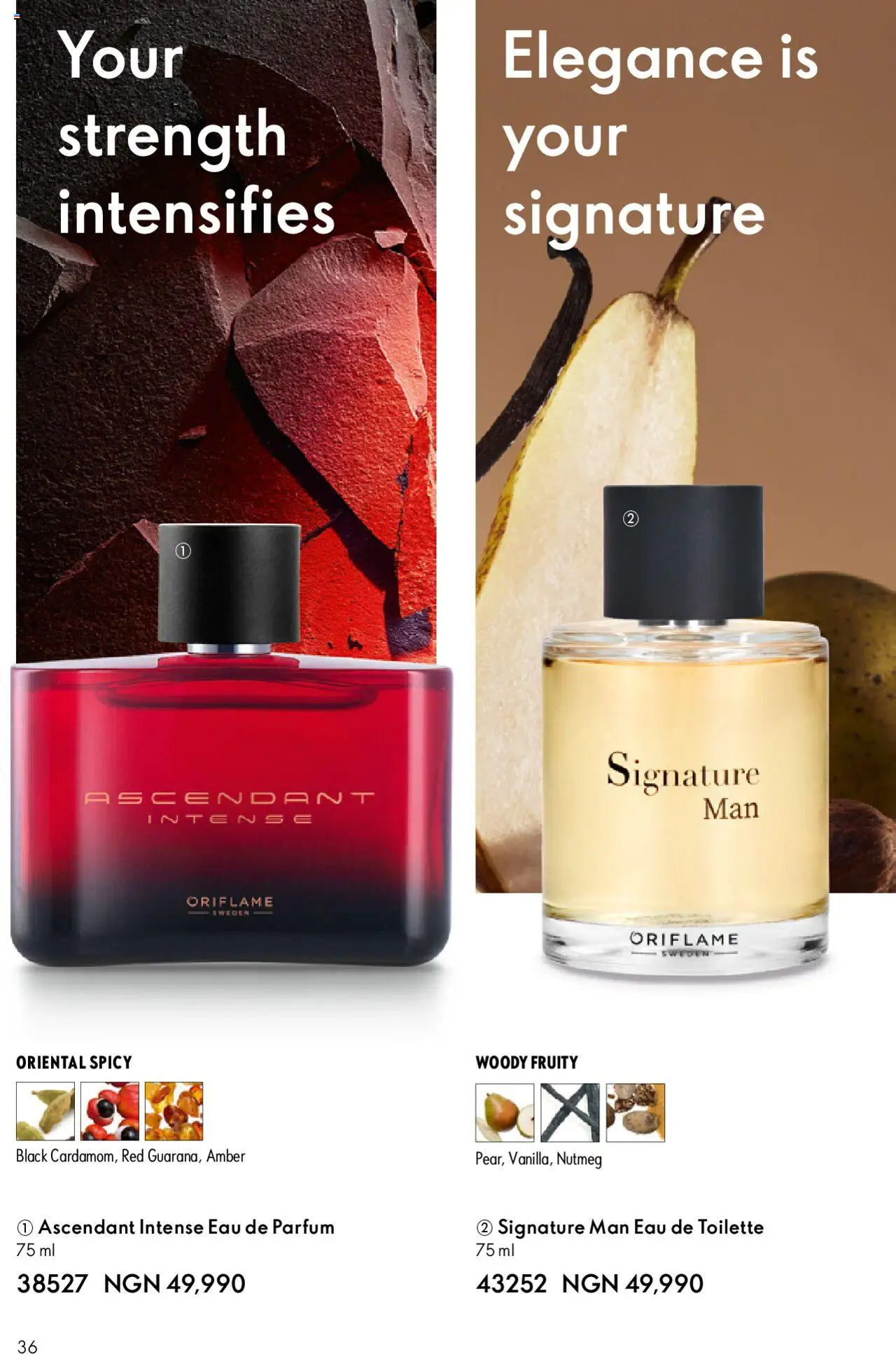 Oriflame Catalogue  valid from 01.10.2025 | Page: 36 | Products: Eau de toilette