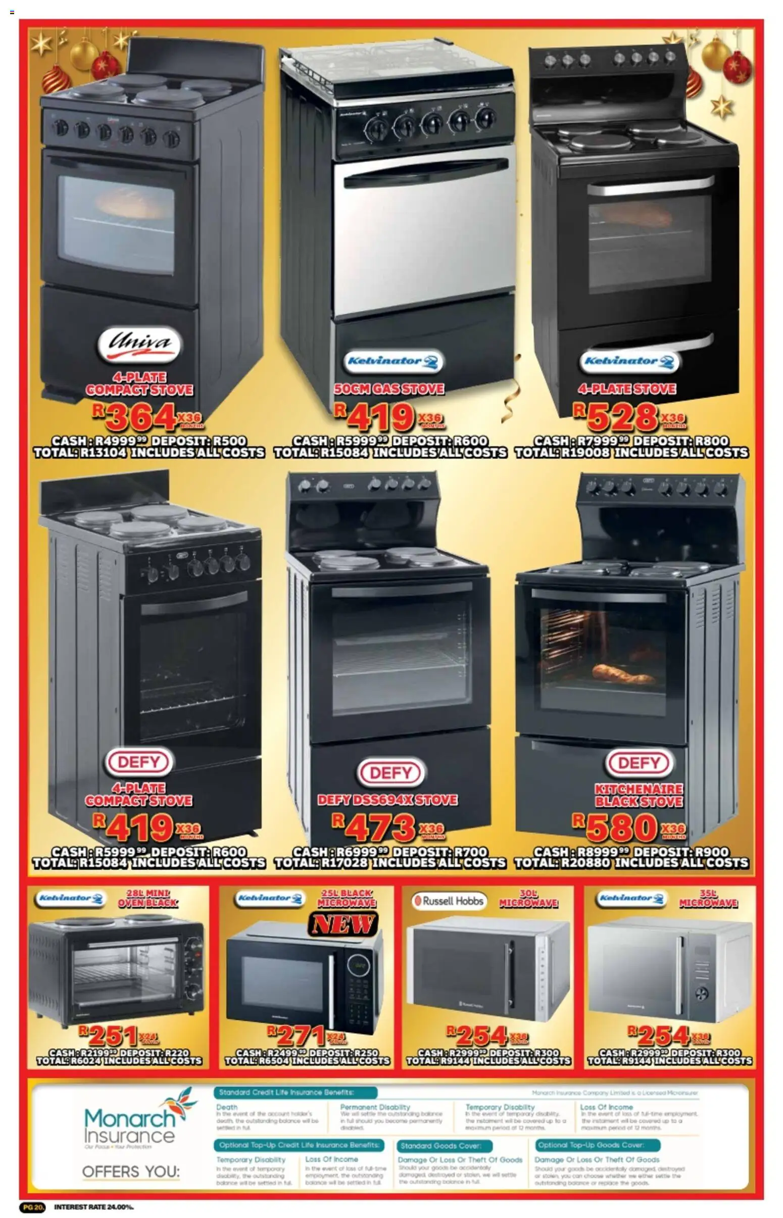 New Lewis Stores catalogue – valid from 10.11.2025 | Page: 20 | Products: Cover, Oven, Stove, Gas stove