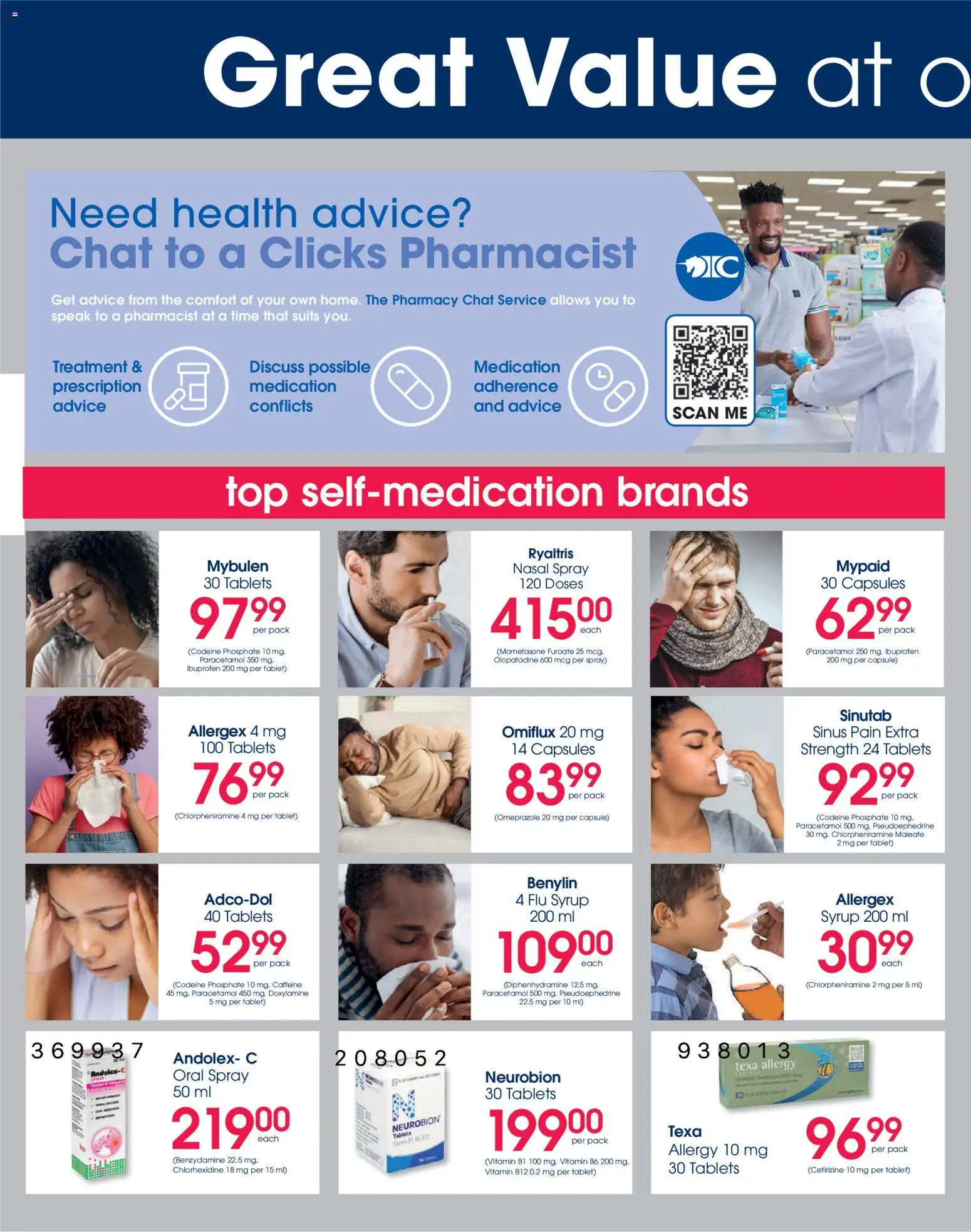 New Clicks catalogue – valid from 25.02.2026 | Page: 30 | Products: Tablet, Syrup, Nasal spray