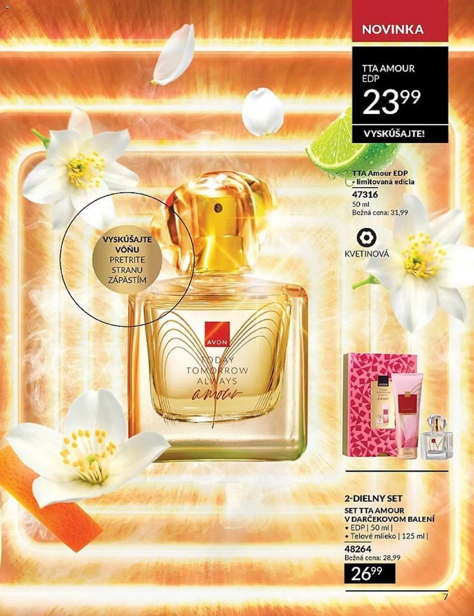 Nové Avon akcie – leták je platný od 01.03.2026 | Strana: 7 | Produkty: Mlieko, Telové mlieko