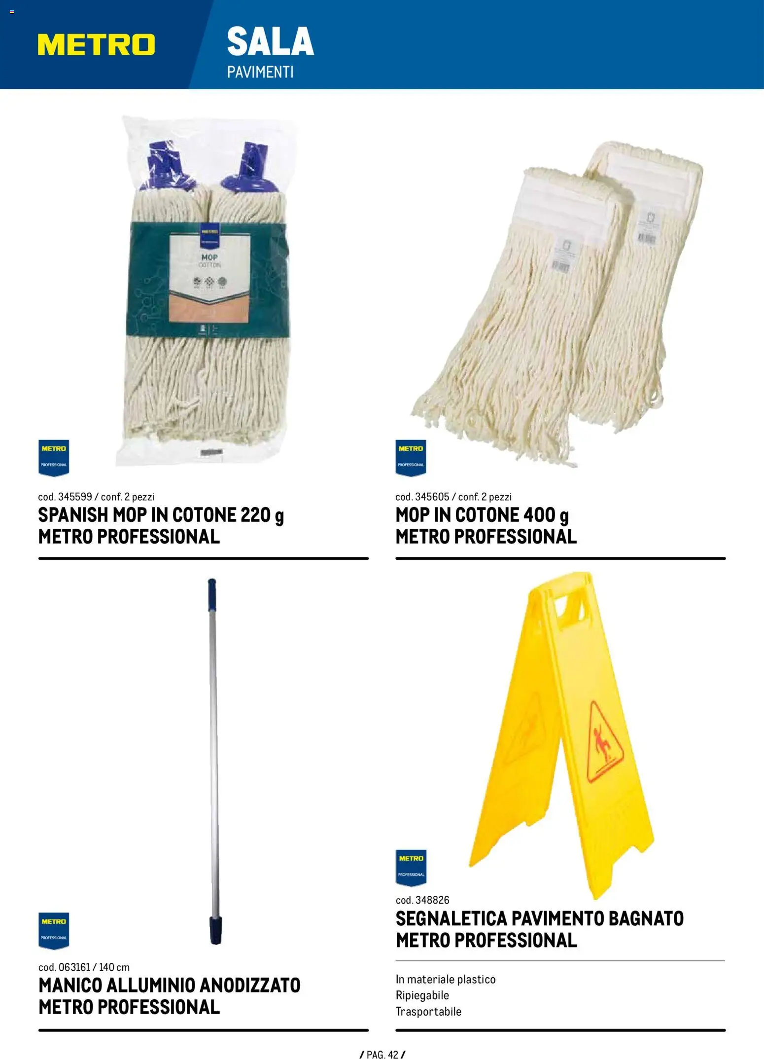 Volantino Metro del 07.01.2026 | Pagina: 42 | Prodotti: Pavimento, Alluminio