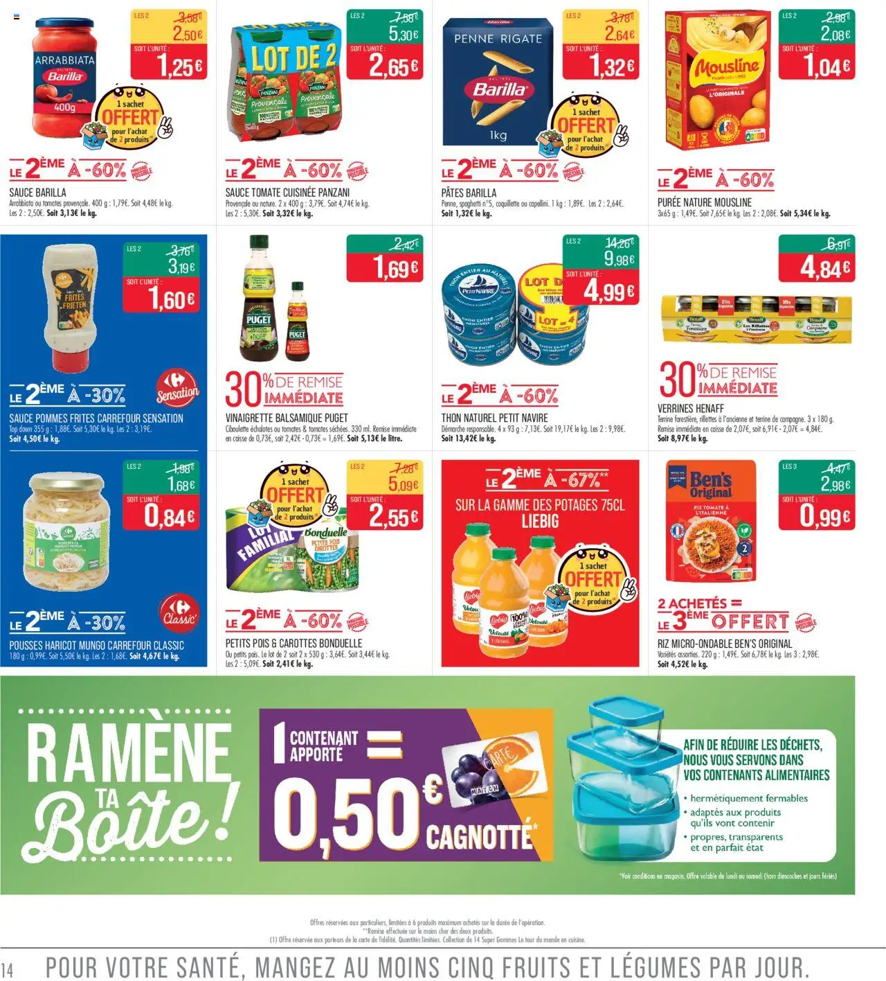  | Page: 14 | Produits: Potiron, Verrines, Pommes, Riz