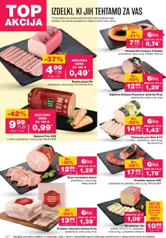 Sir edamec Mu, poltrdi, 40% m. m., postrežen, cena za kg │ velja od 21.08.2025 | Stran: 10
