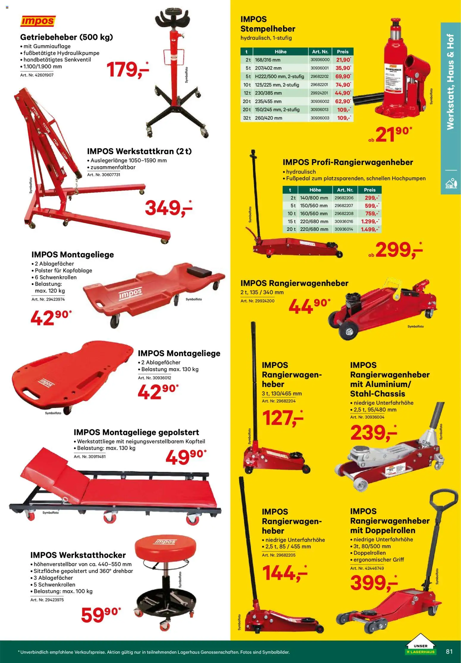 Lagerhaus Verschleißteile & Zubehör gültig ab 01.01.2026 | Seite: 81