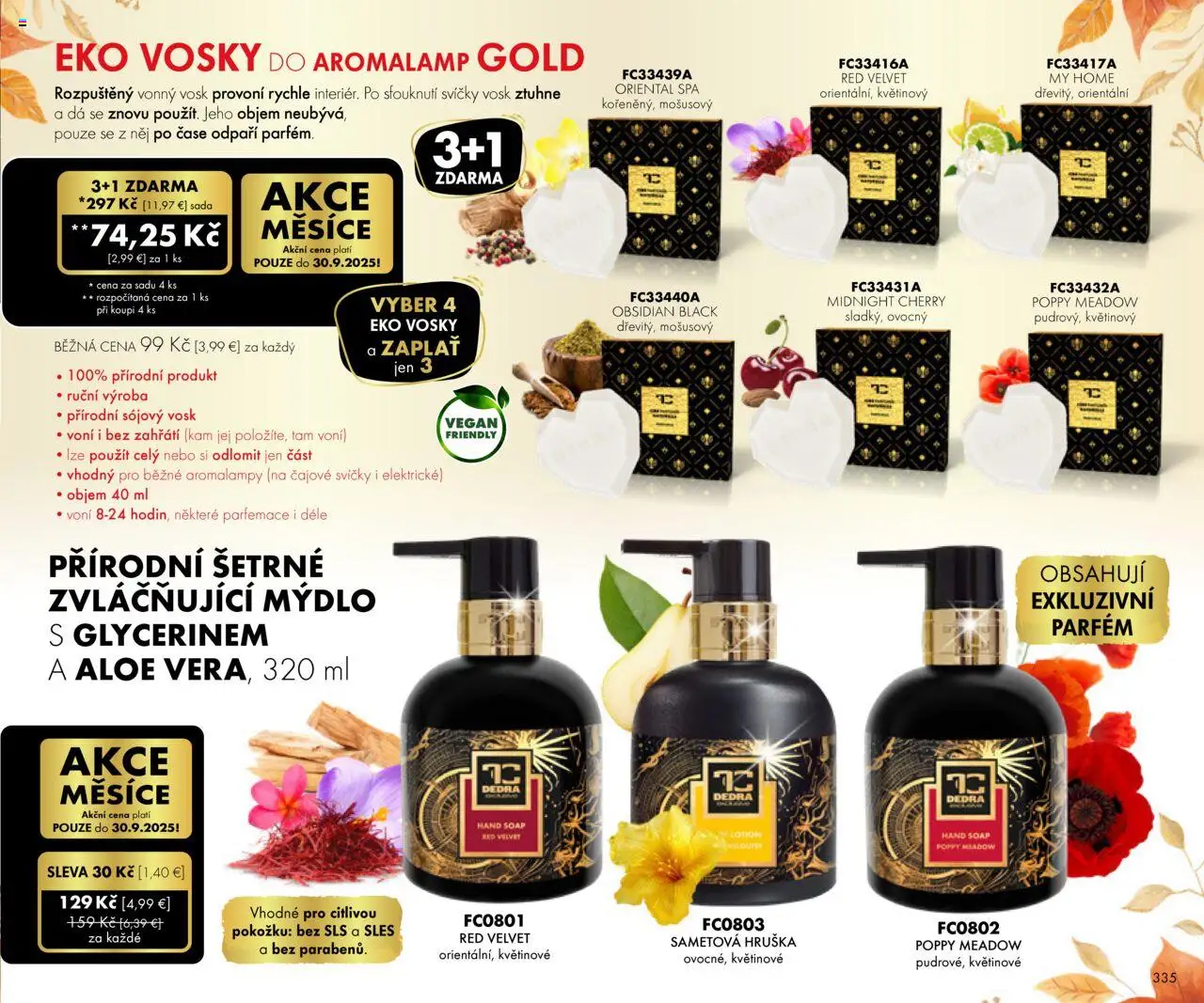 Dedra Katalog september 2025 │ platný od 01.09.2025 | Strana: 35 | Produkty: Parfém, Mydlo