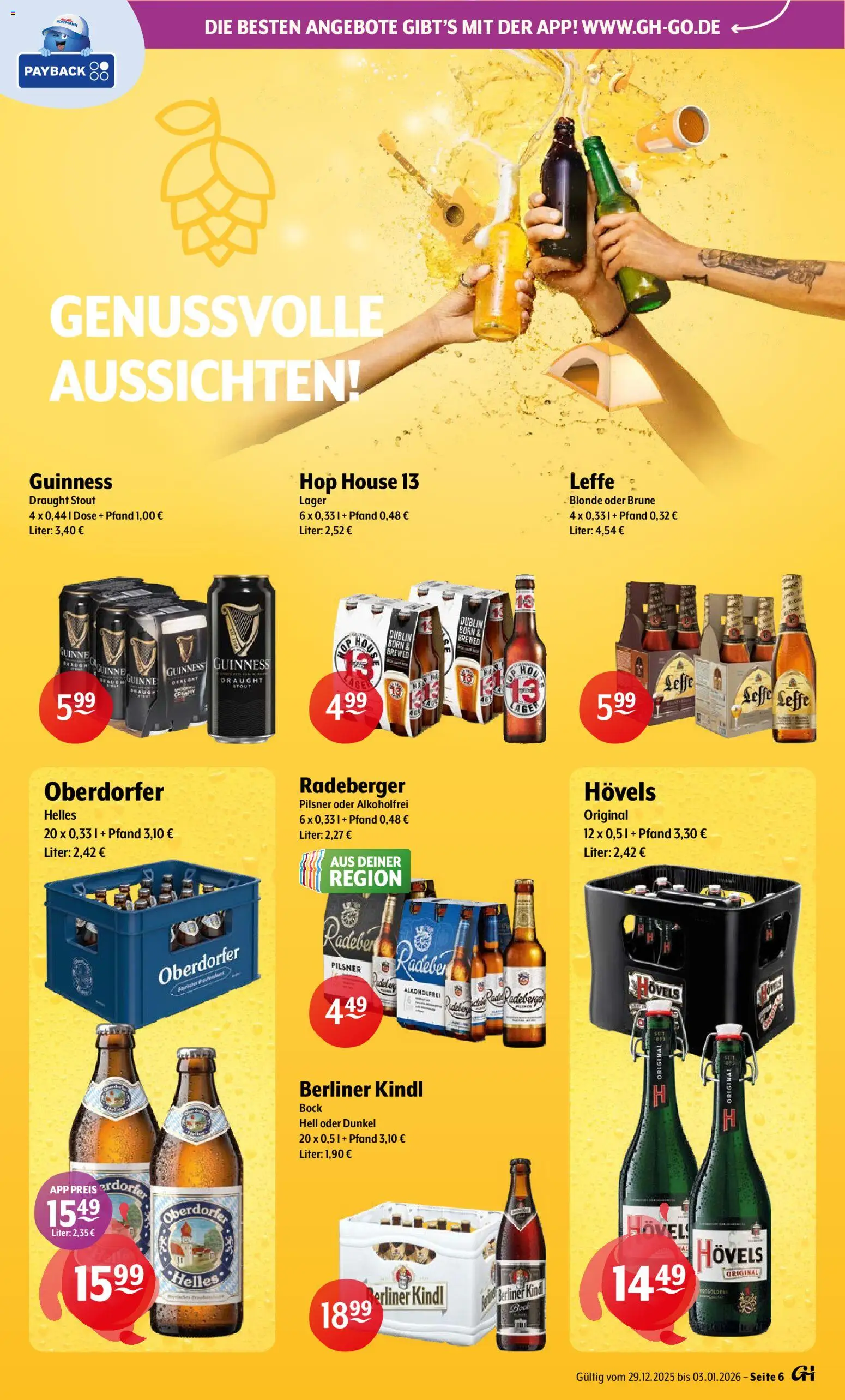 Getränke Hoffmann - Brandenburg – gültig ab 29.12.2025 | Seite: 6 | Produkte: Berliner