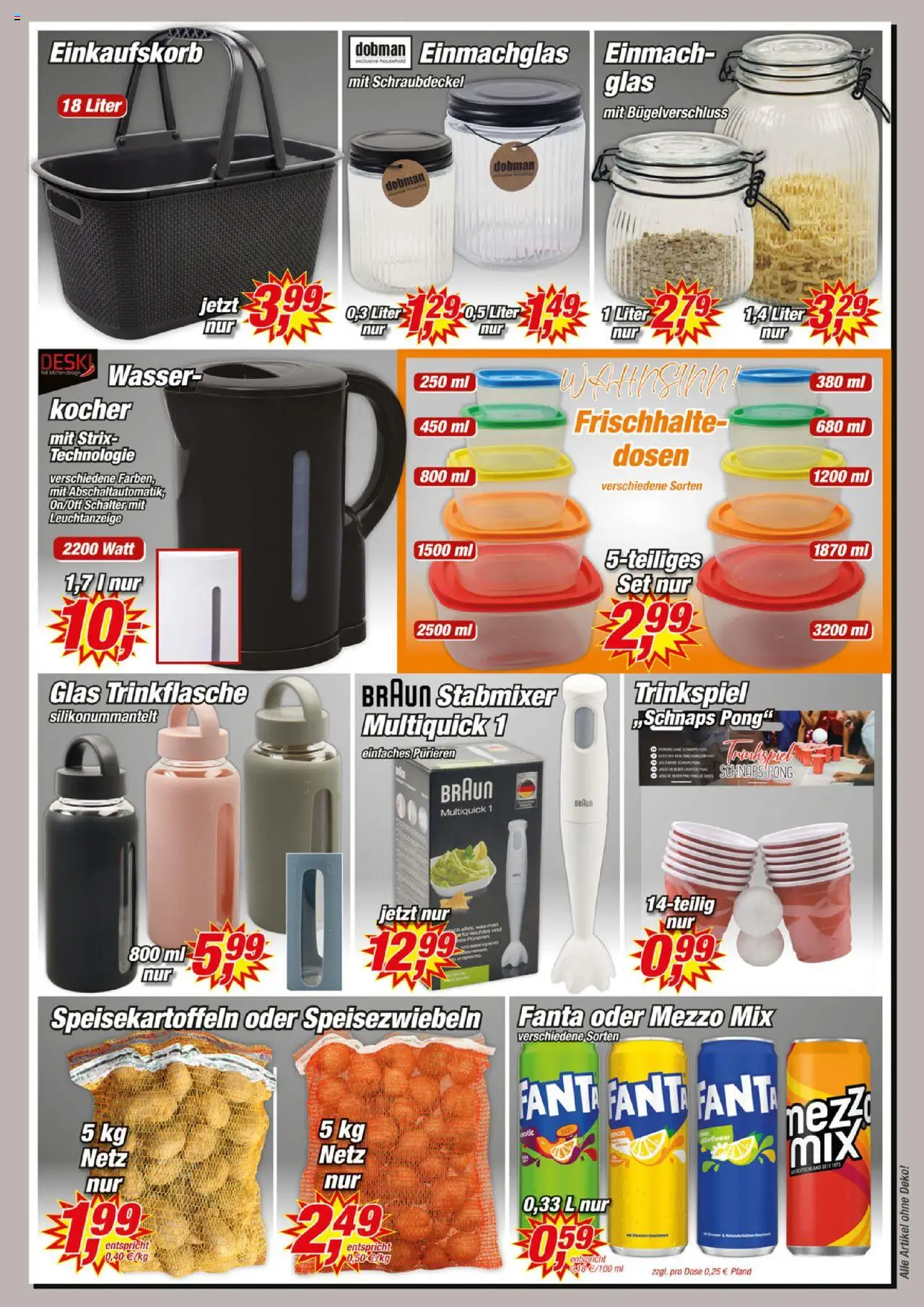 Posten Börse Prospekt – gültig ab 27.09.2025 | Seite: 5 | Produkte: Fanta, Schnaps, Wasser, Oder mezzo mix