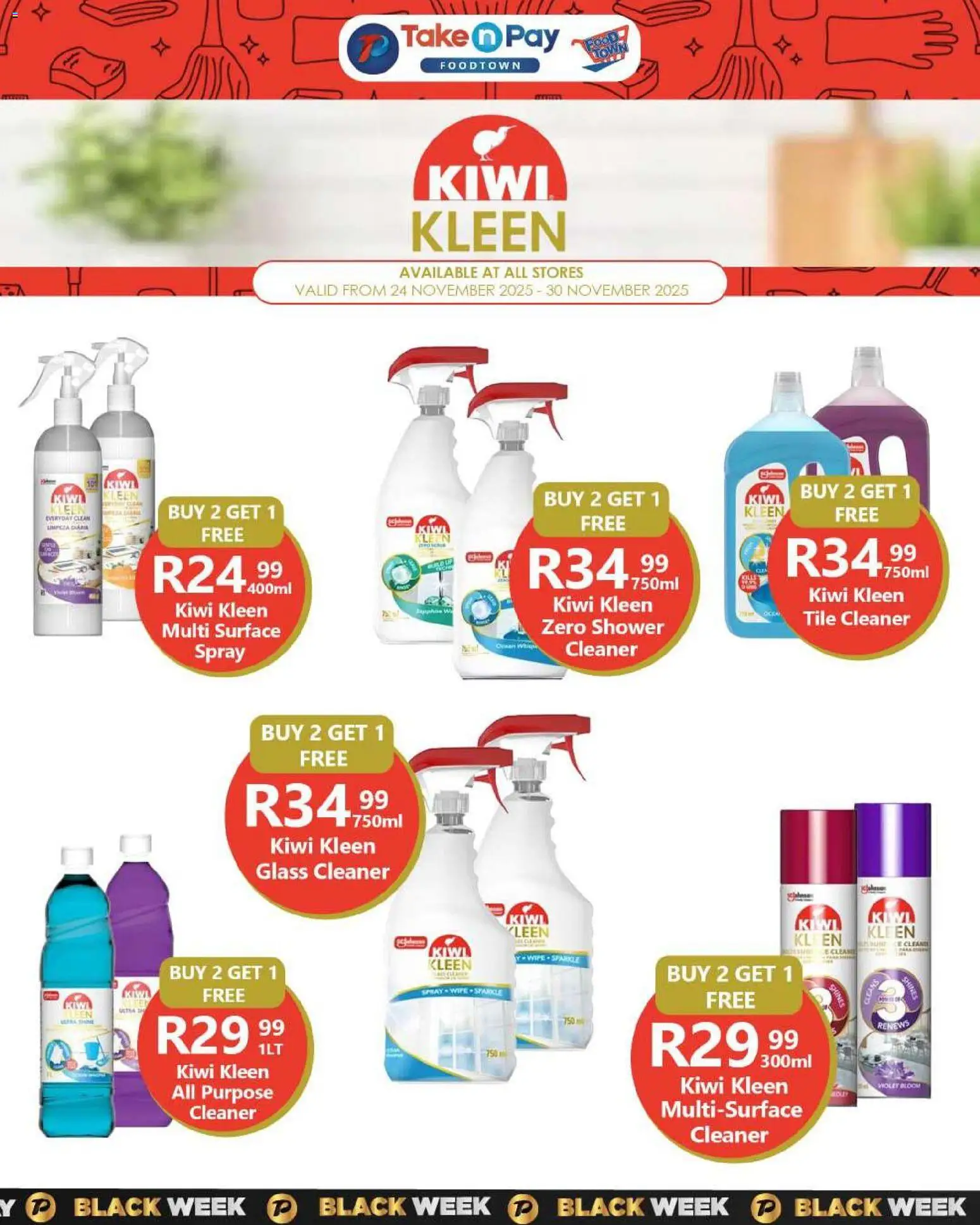 New Take n Pay catalogue – valid from 25.11.2025 | Page: 27 | Products: Shower, Kiwi