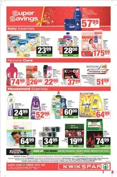 KWIKSPAR specials catalogue – valid from 08.12.2025 | Page: 4 | Products: Hat, Toilet, Milk, Powder